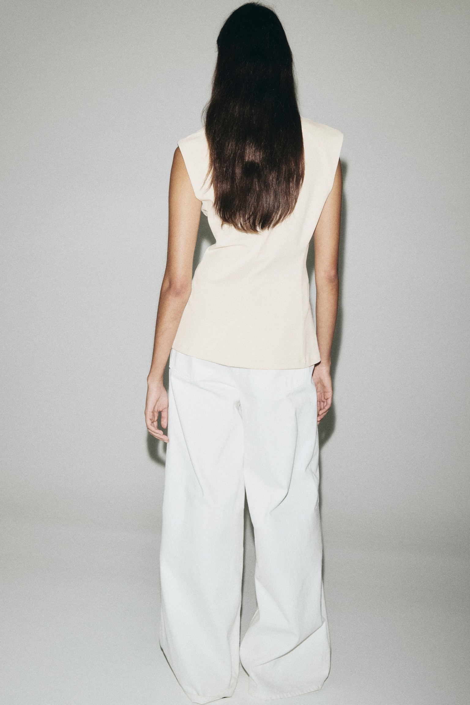 Ponte di Roma waistcoat - Cream/Black - 4