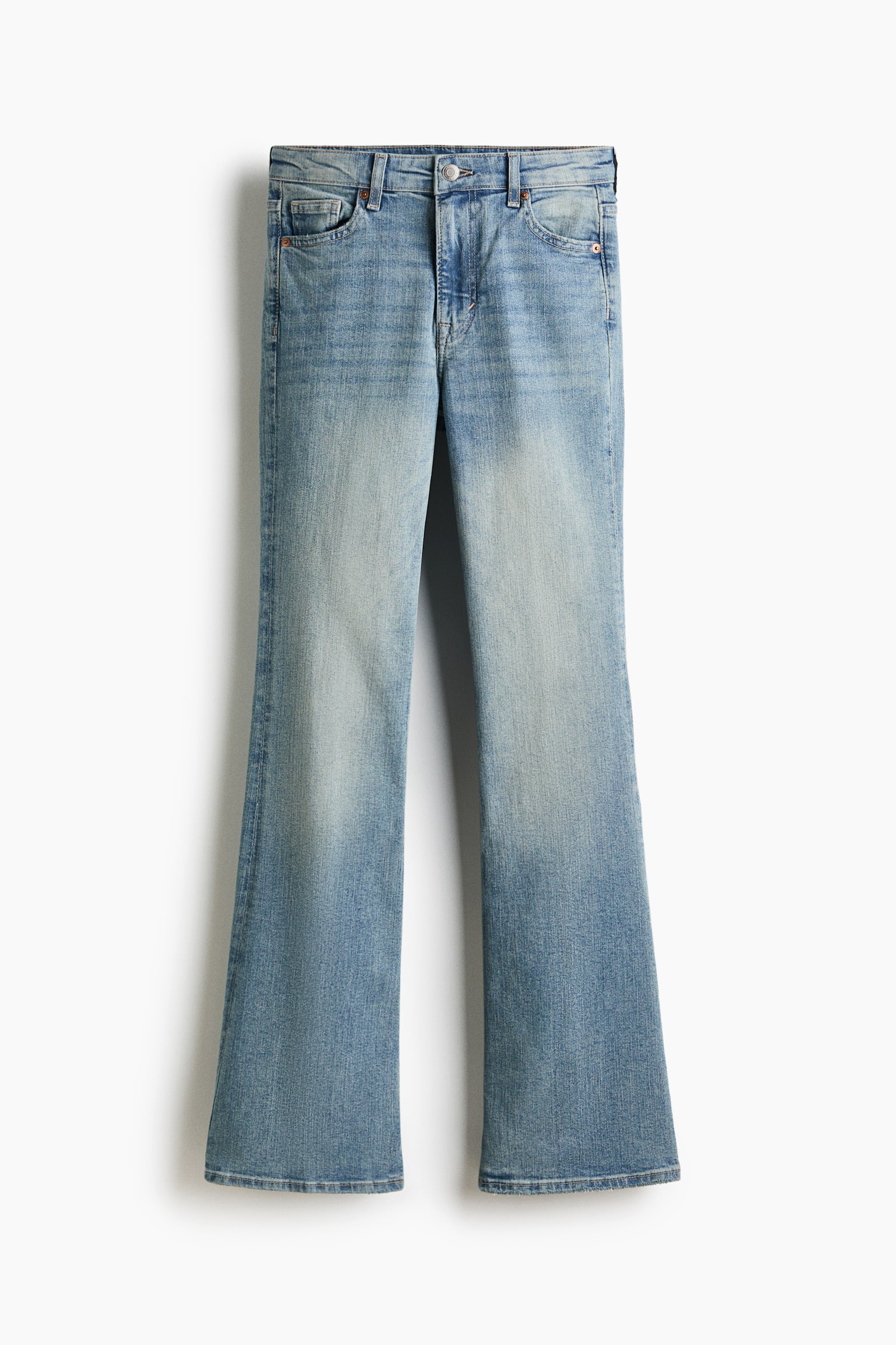 Jean évasé taille haute - Bleu denim clair/Bleu denim foncé/Gris foncé/Bleu denim/Bleu denim/Blanc/Bleu denim/Bleu denim/Bleu denim/Bleu denim foncé - 2