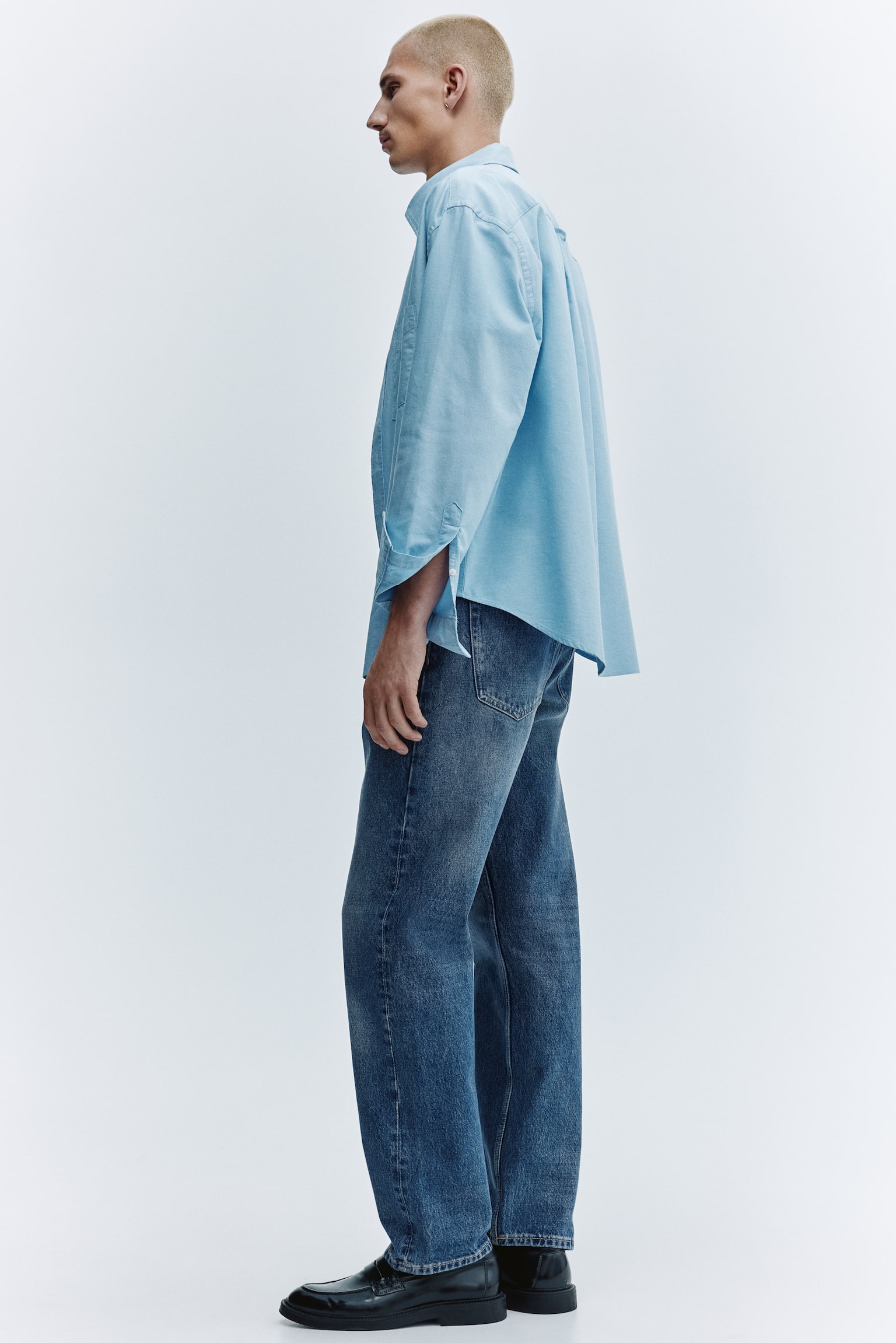 Original Straight Jeans - Mittelblau/Ausgewaschenes Schwarz/Dunkles gewaschenes Denimblau - 5