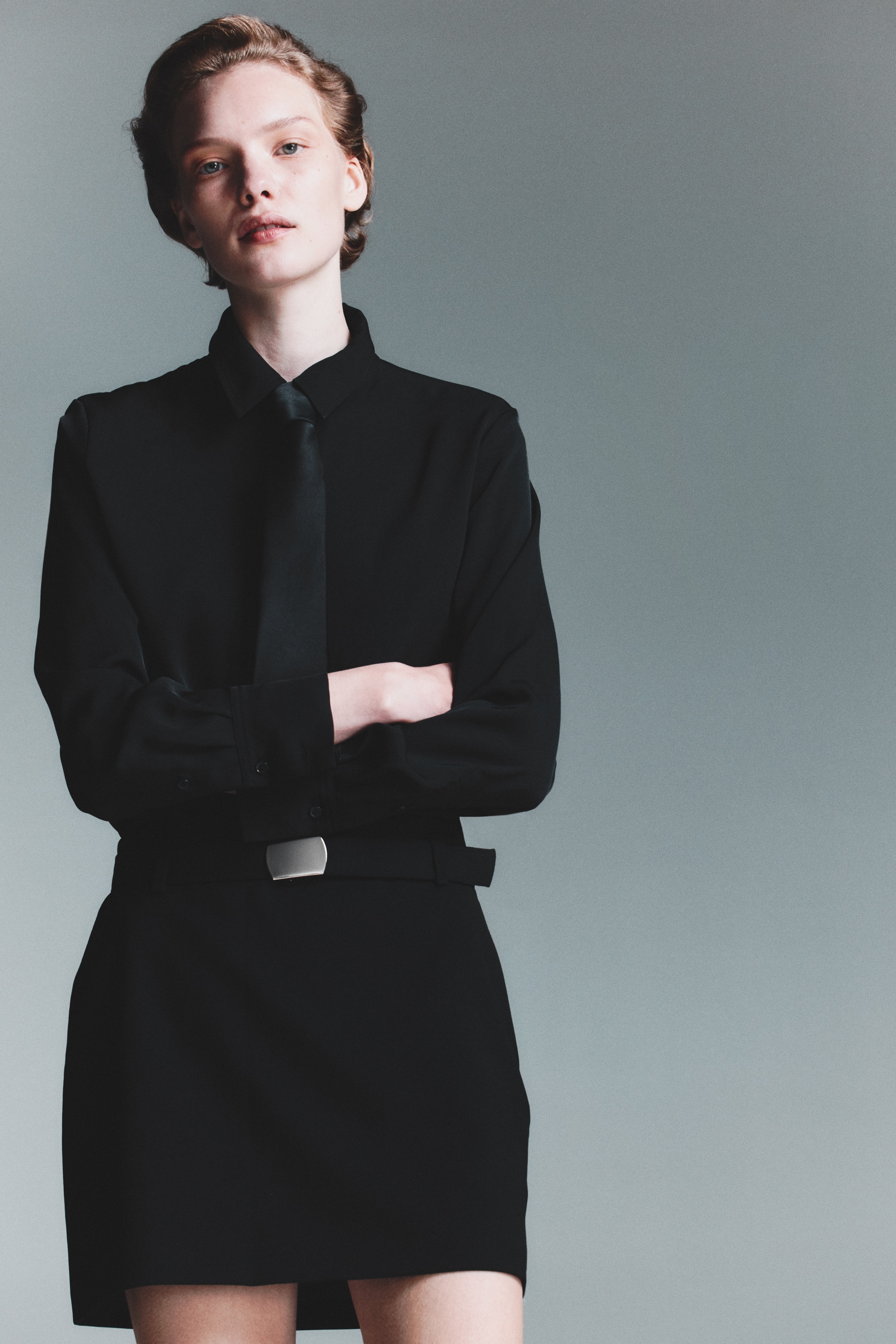 STUDIOUS ベルテッドミニスカート/ブラック STUDIOUS ベルテッドミニスカート/ブラック STUDIOUS