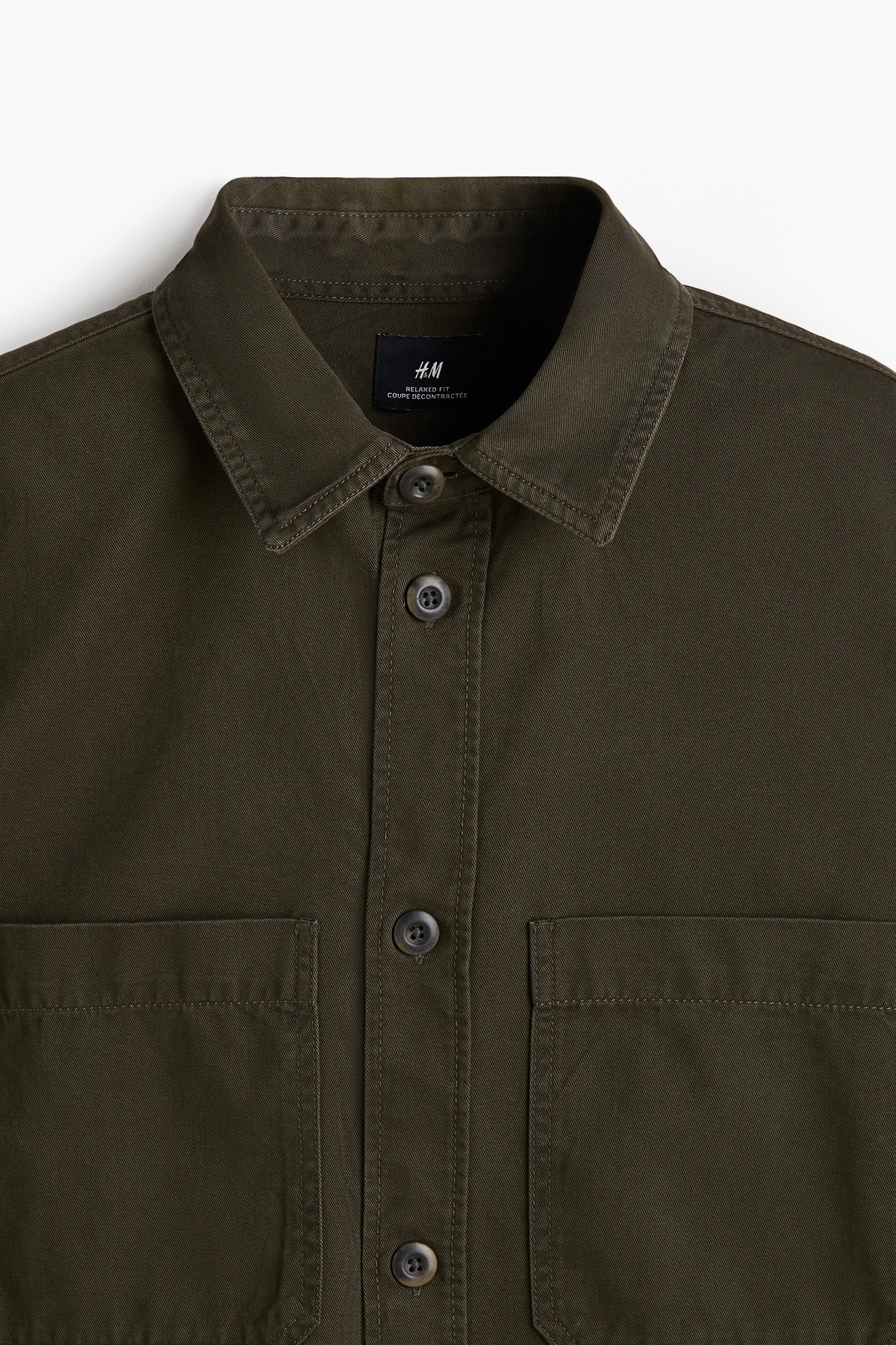 Relaxed Fit Twill overshirt