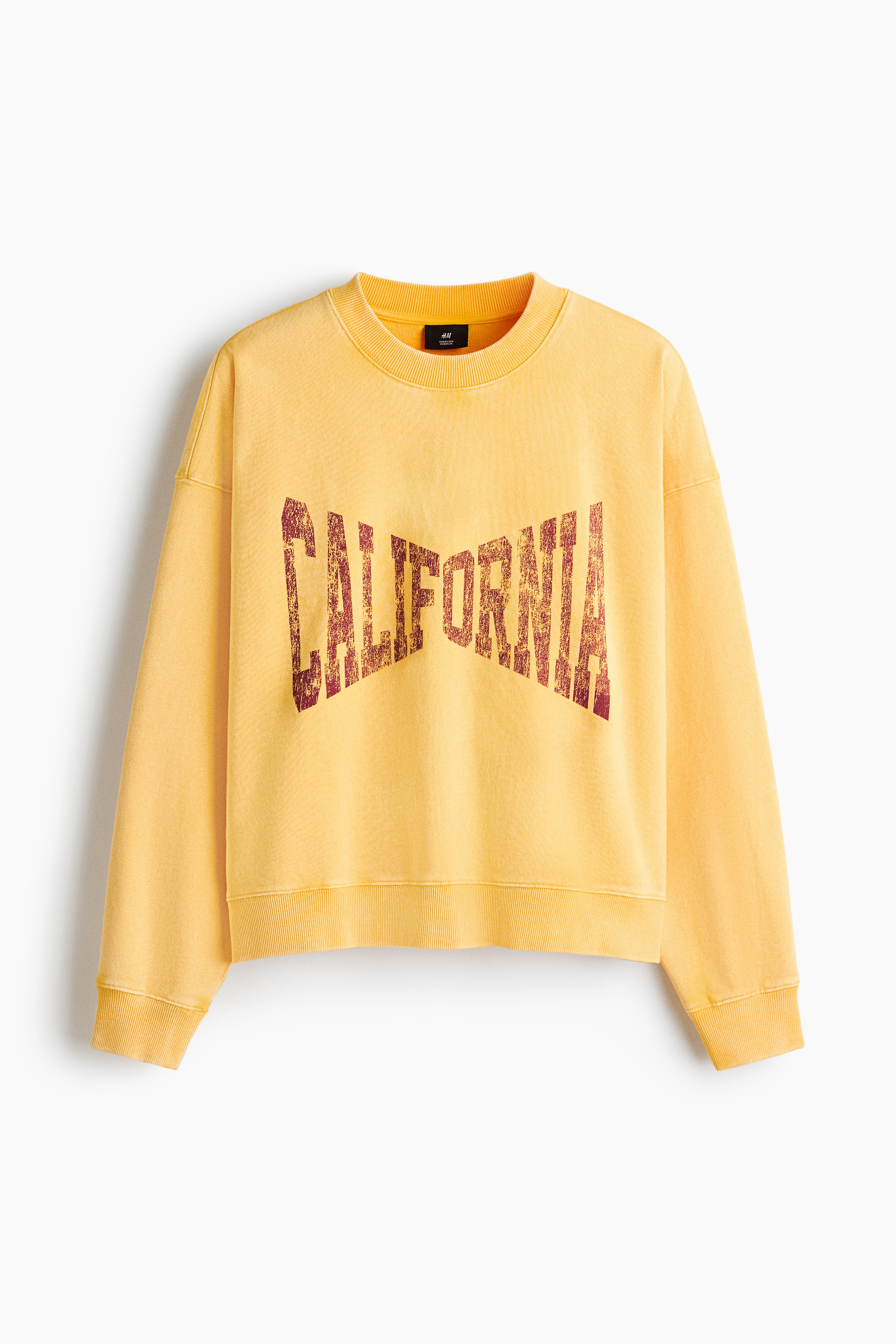 Oversized Fit Sweatshirt - Anaranjado claro/California/Negro/Reality bites