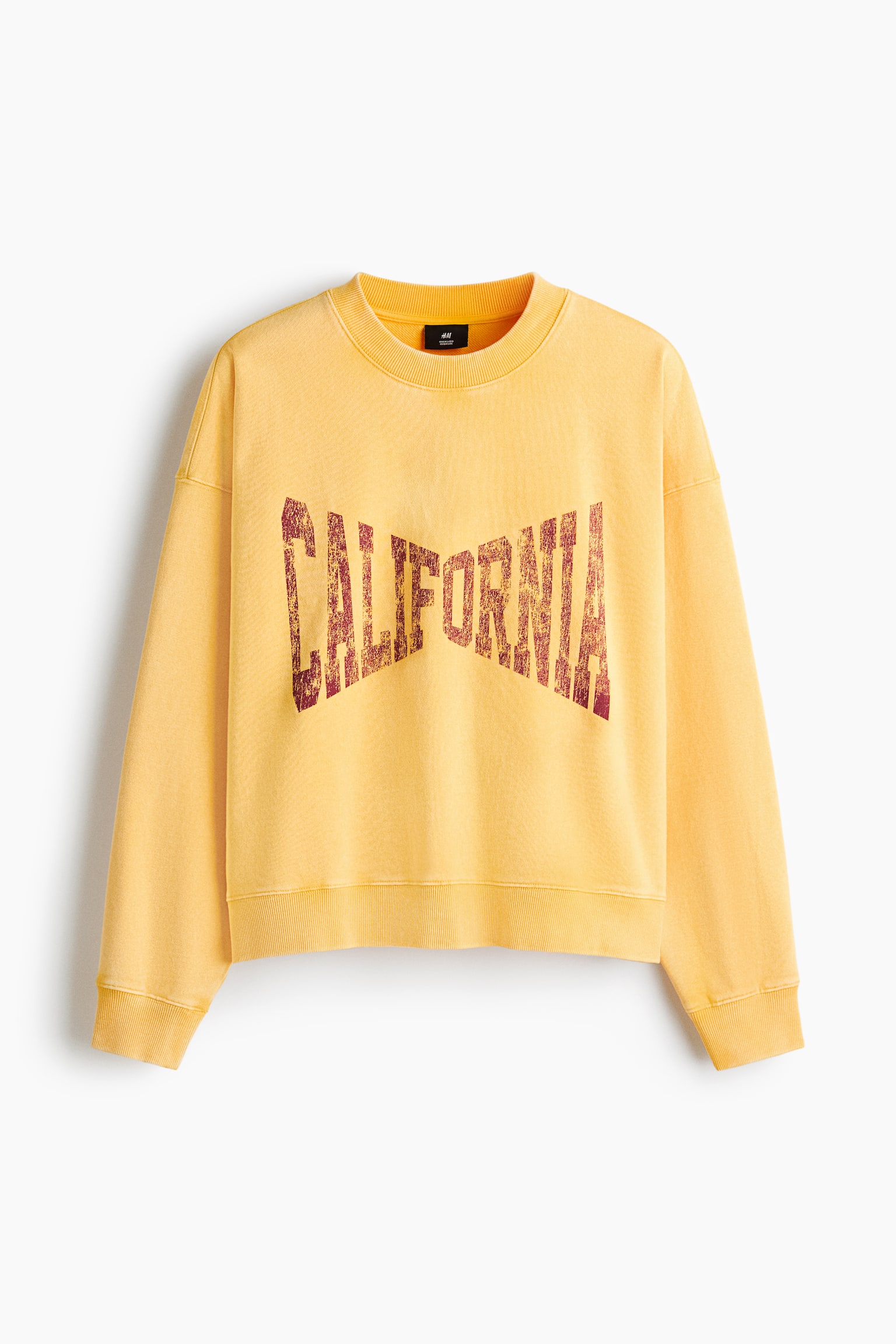 Oversized Fit Sweatshirt - Anaranjado claro/California/Negro/Reality bites