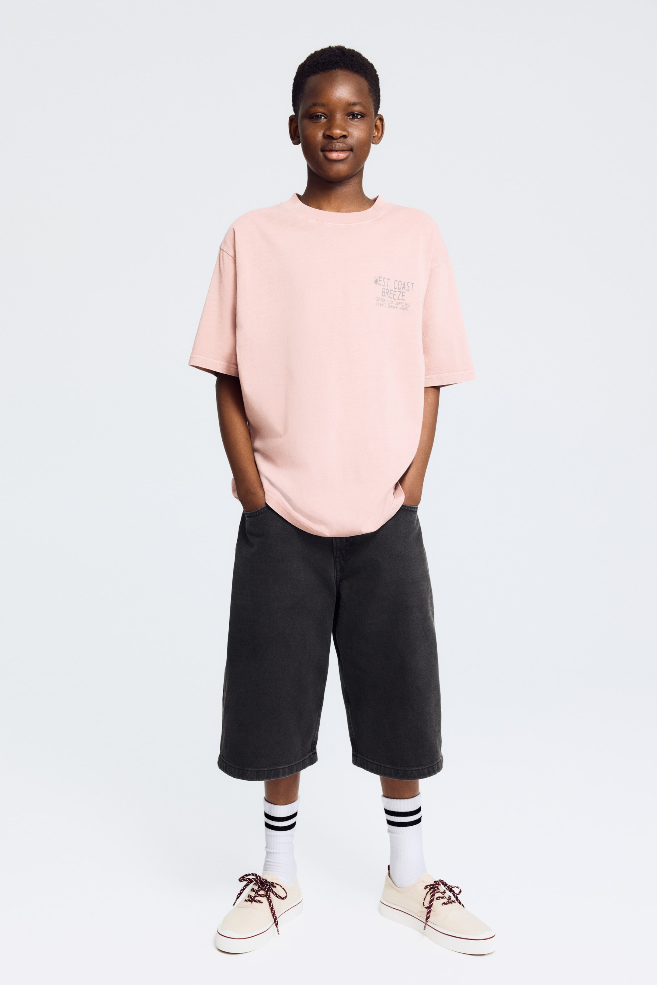 Baggy-Fit Denim Shorts