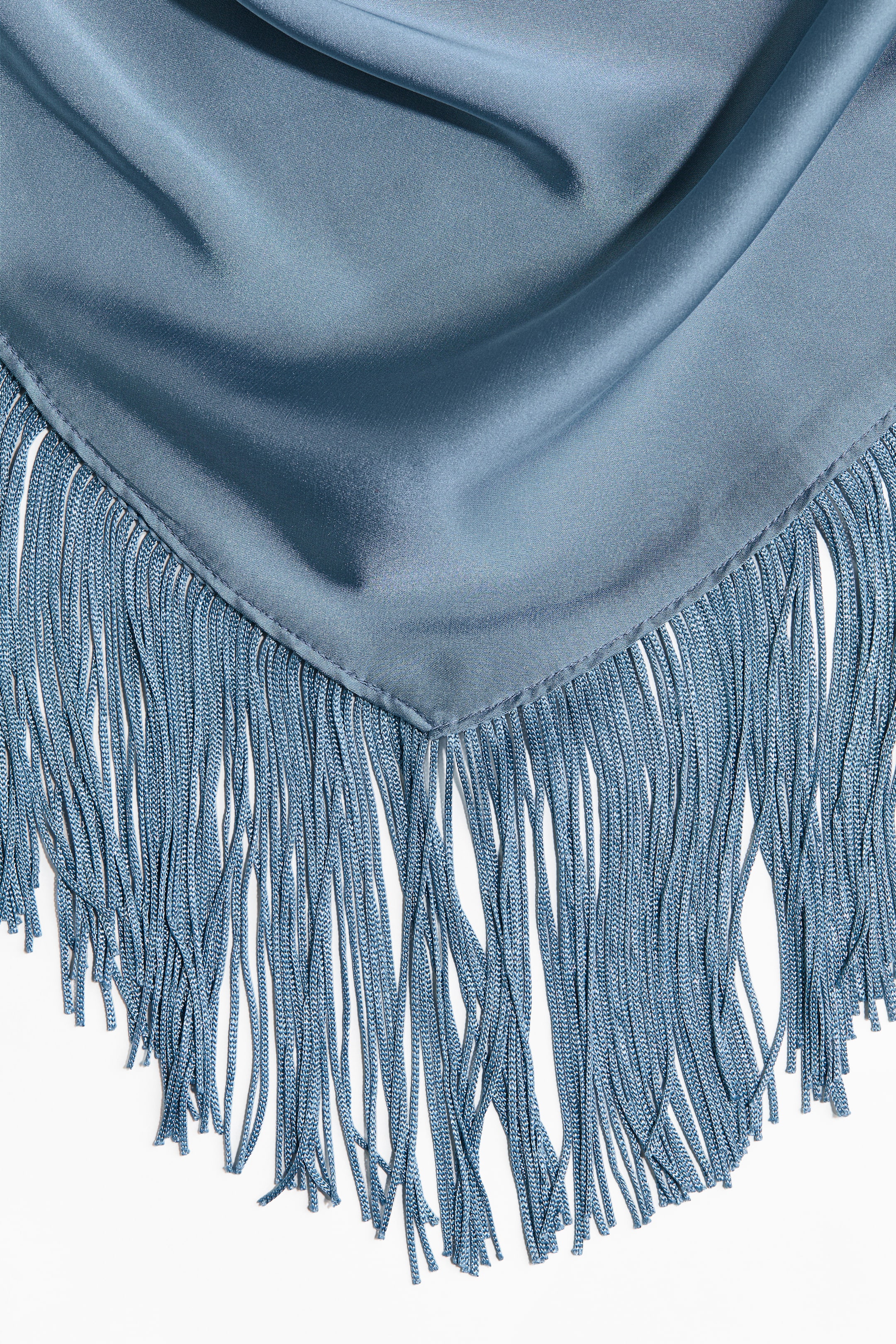Fringed Triangle Scarf