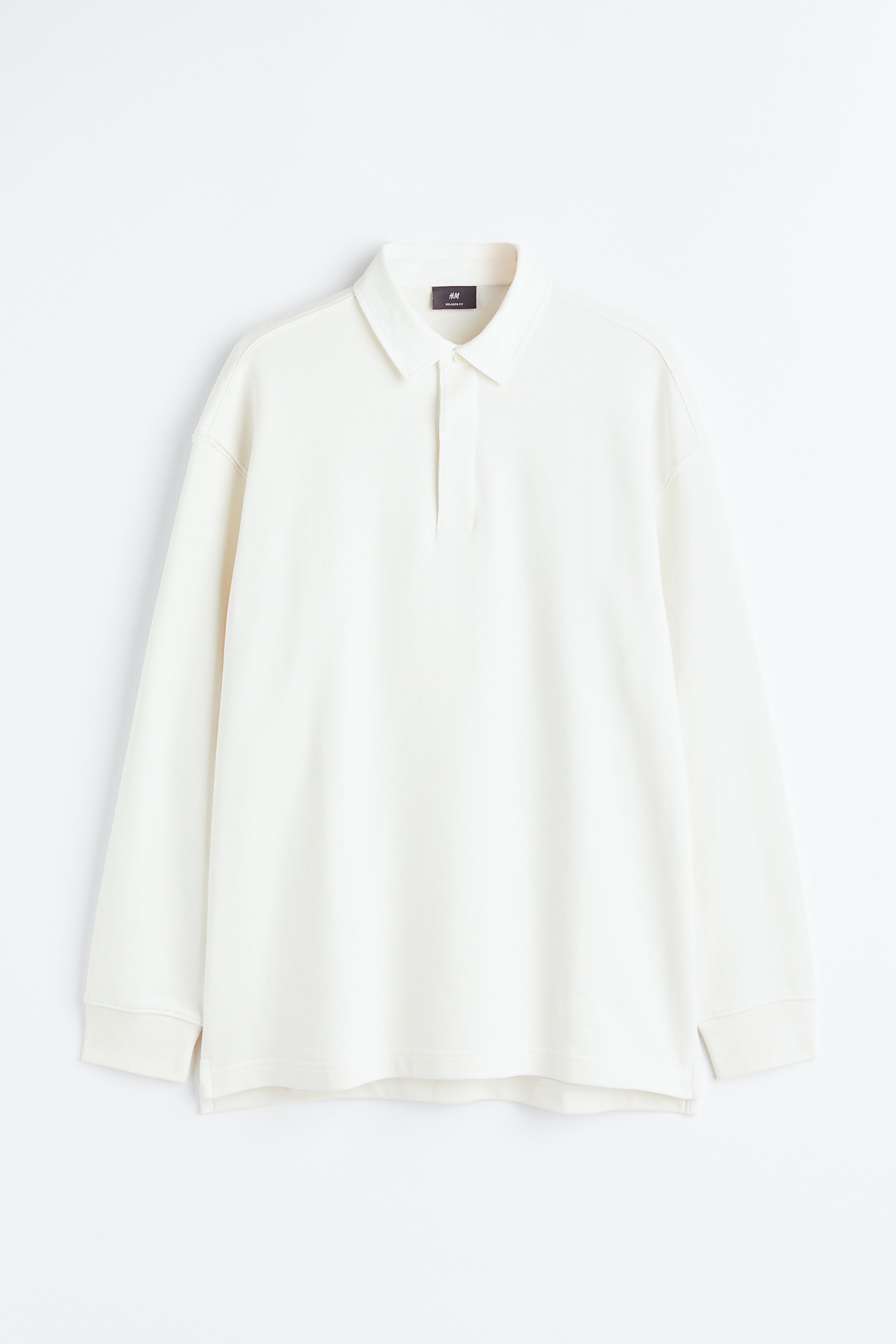 Relaxed Fit Polo Shirt White Men H M CA