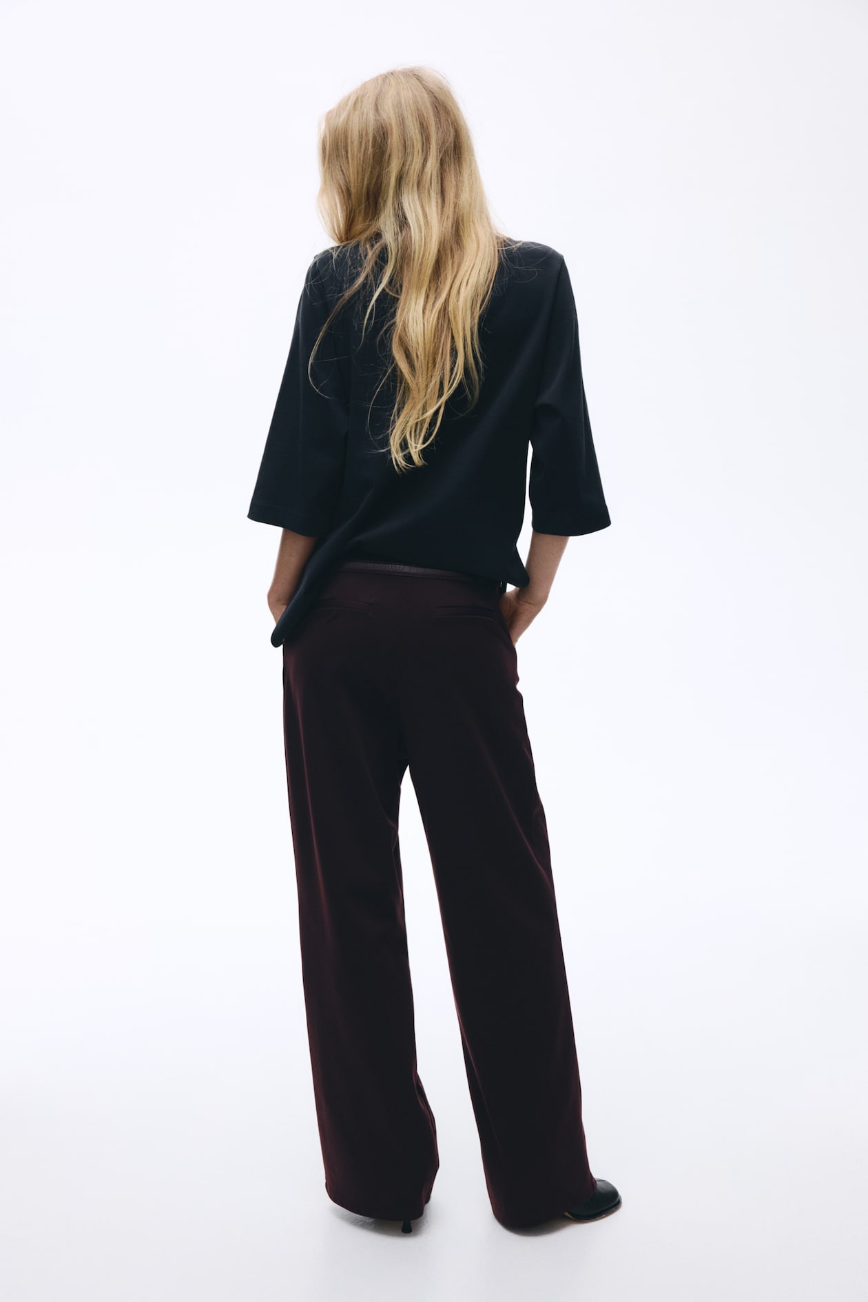 Belted Twill Pants - image 2
