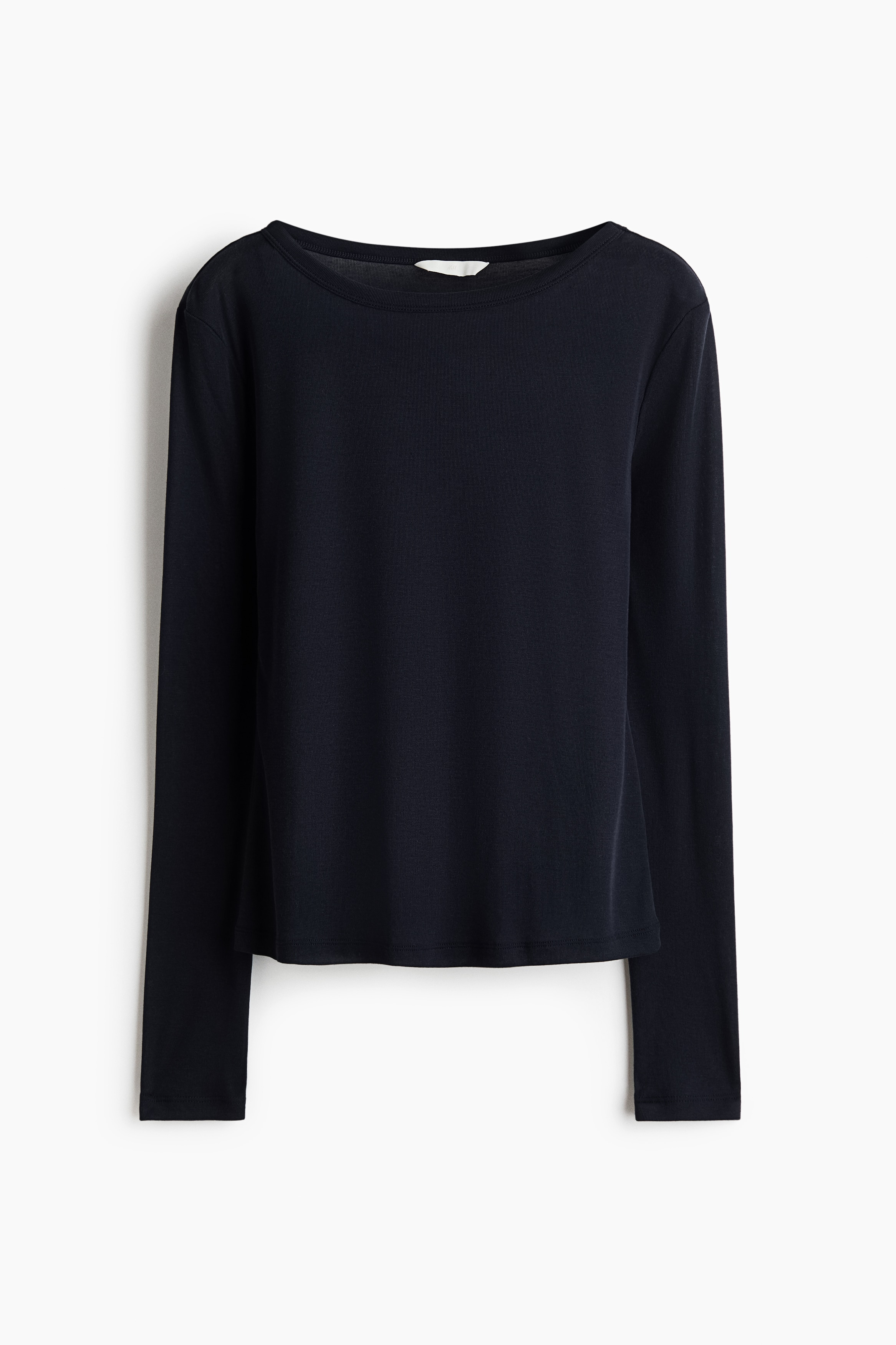 Jersey Top - Navy blue/Grey/Pink