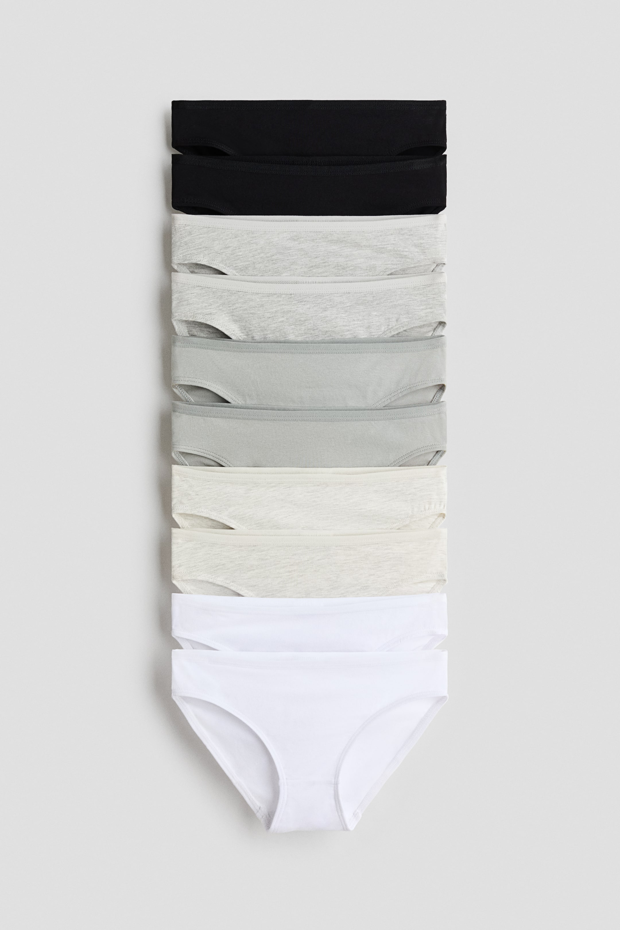 View larger image: Briefs are vertically stacked, presenting multiple pairs in soft cotton jersey. 