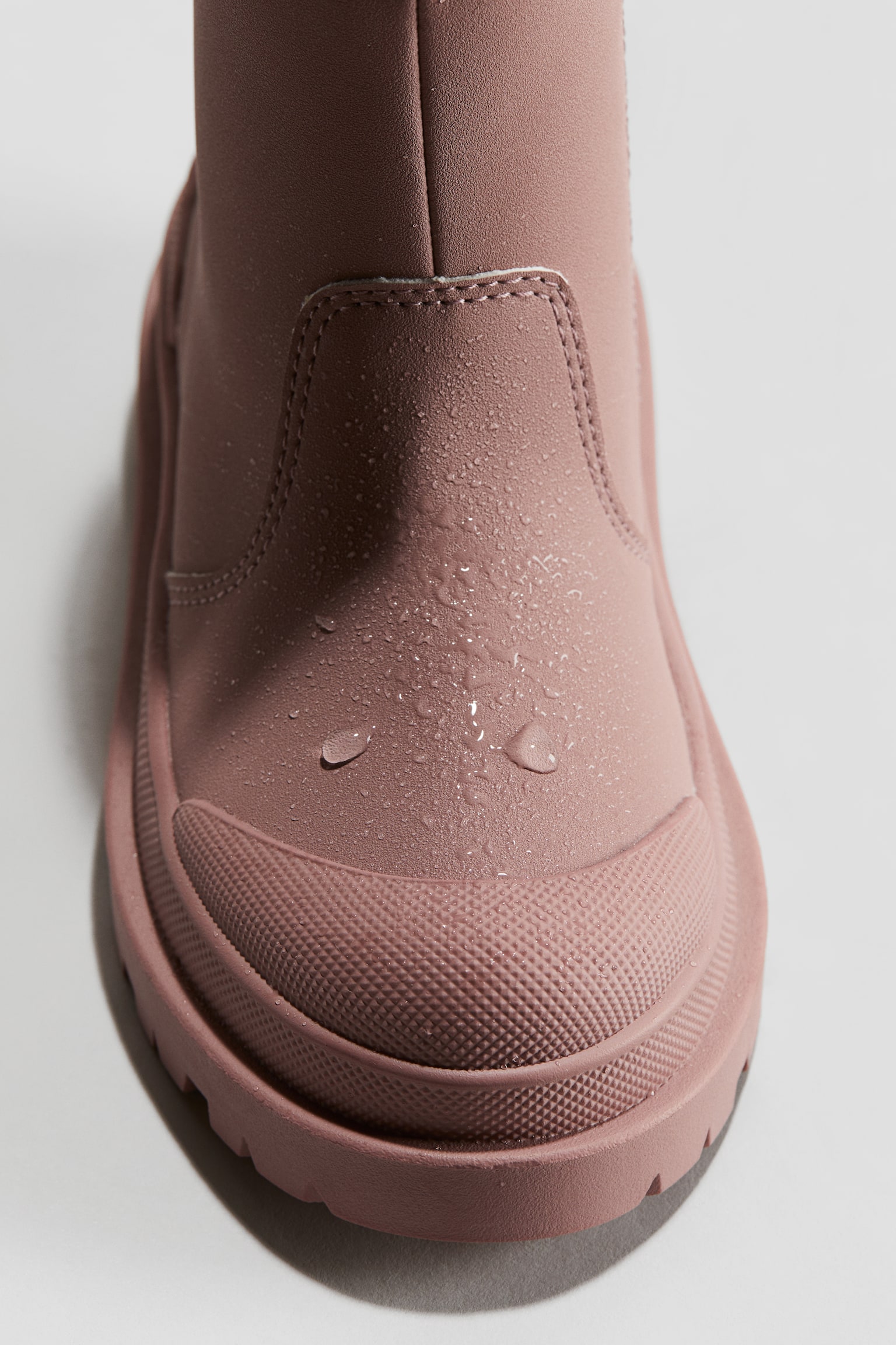 Waterproof Chelsea boots - Dusty pink/Black - 3