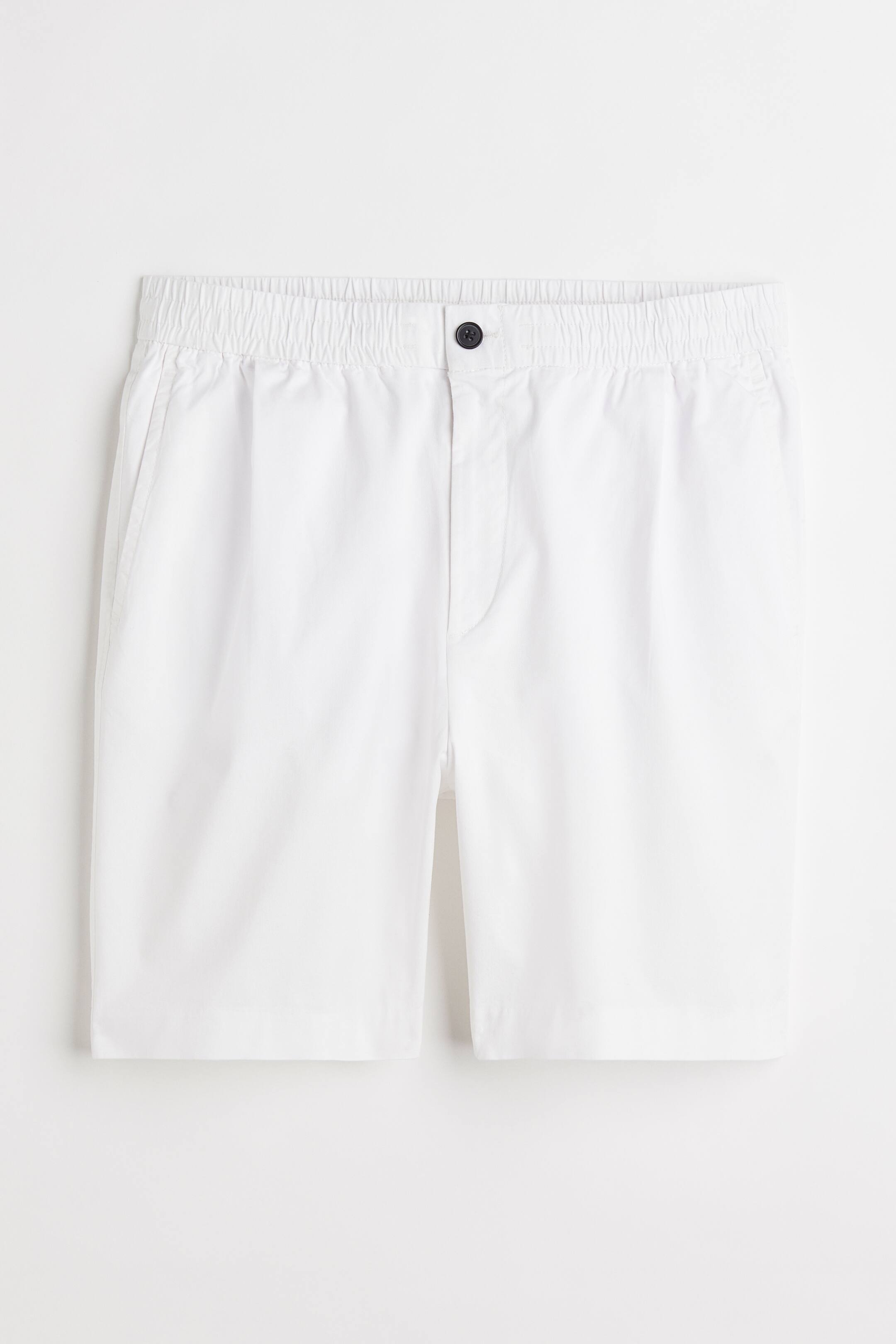 View larger image: Regular Fit Cotton shorts - White - Men | H&M 1