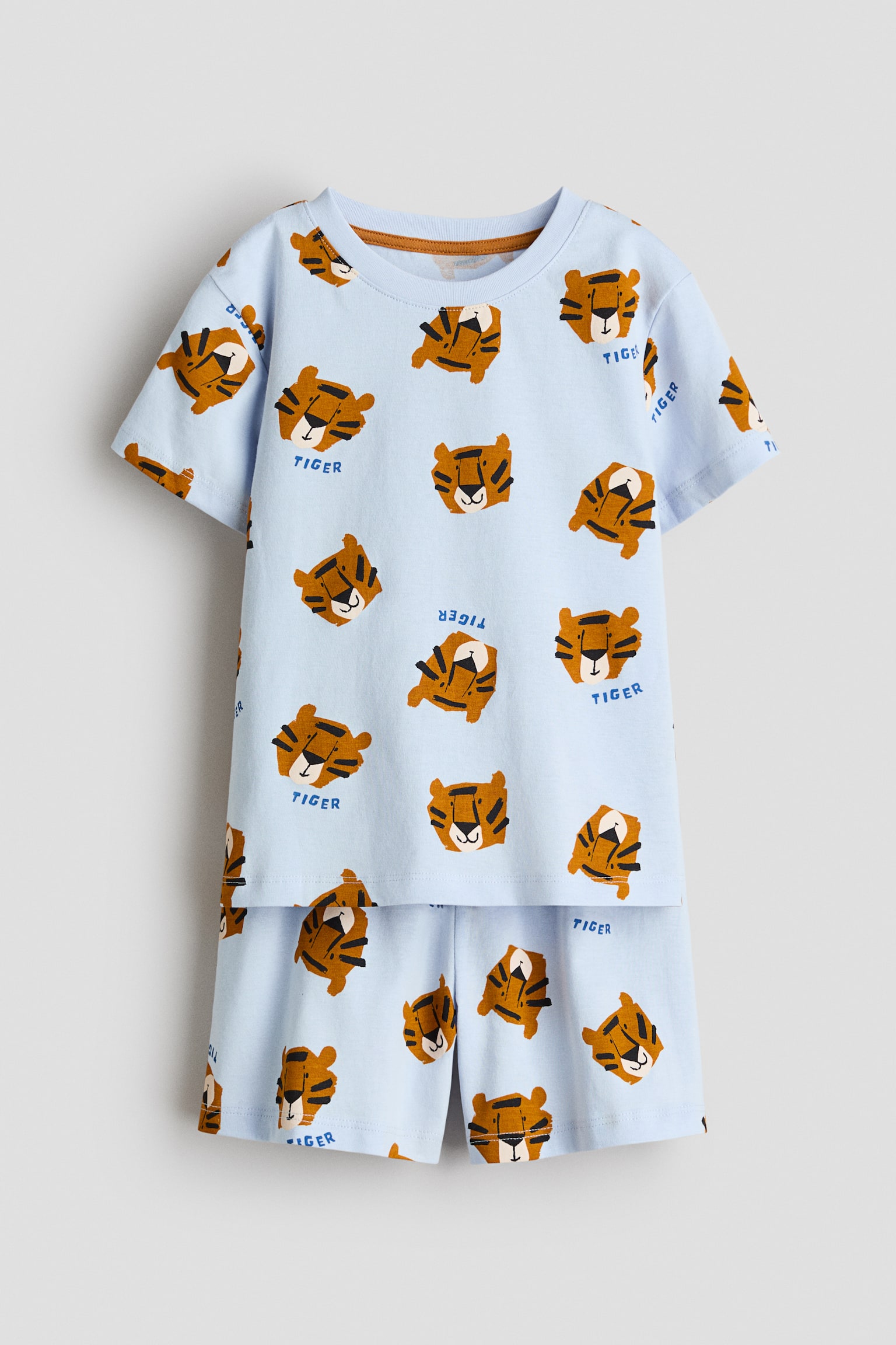 Bộ đồ ngủ in hình - Màu xanh dương nhạt/Hổ/Màu xanh dương nhạt/Ô tô/Màu xanh tím than/Hành tinh