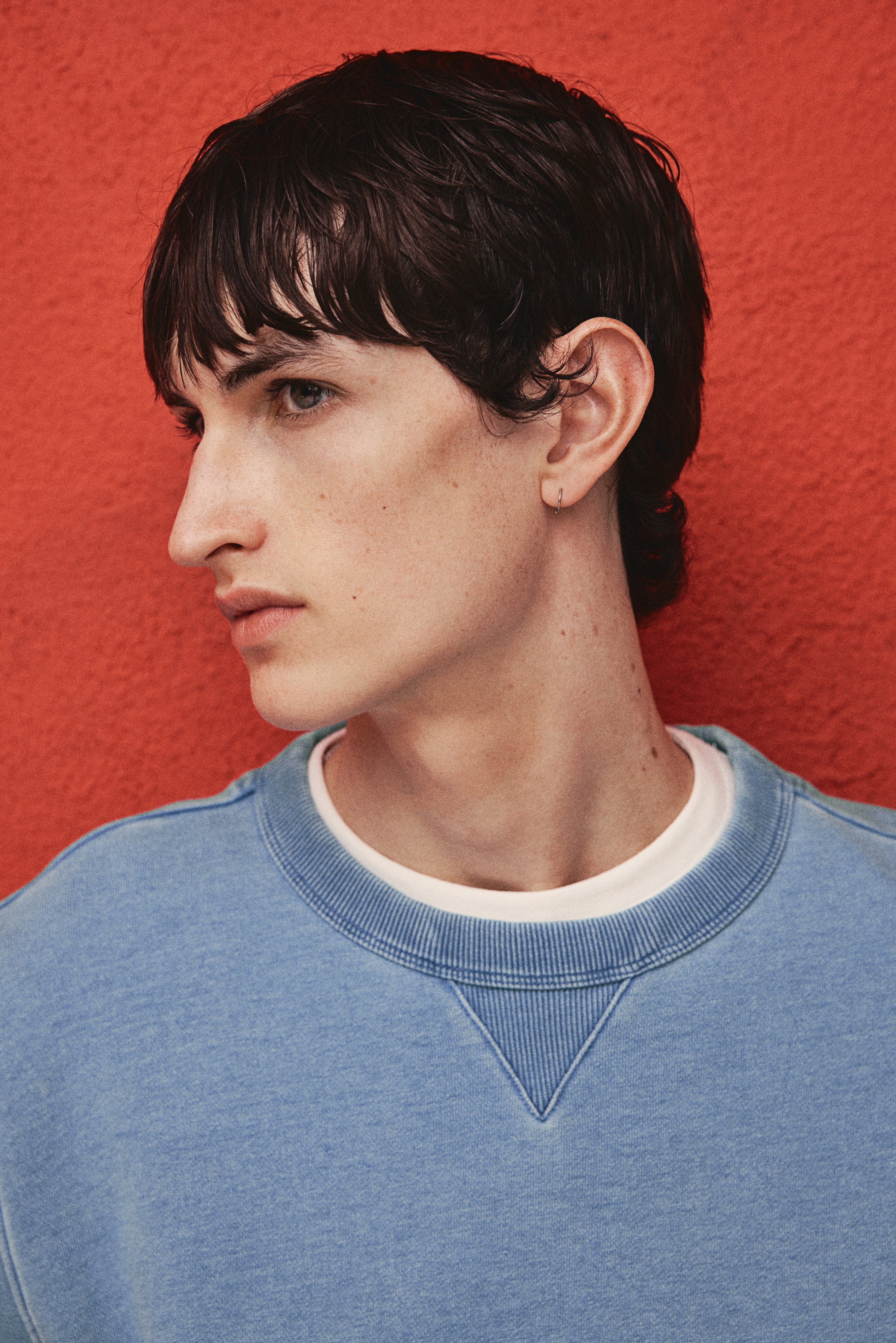 ブルースエット トレーナー　R&D.m.co MOUSSY | MOUSSY TWILL アップリケ プルオーバー (スウェット