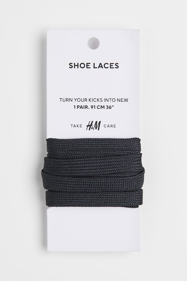 Shoe laces - Black - 1