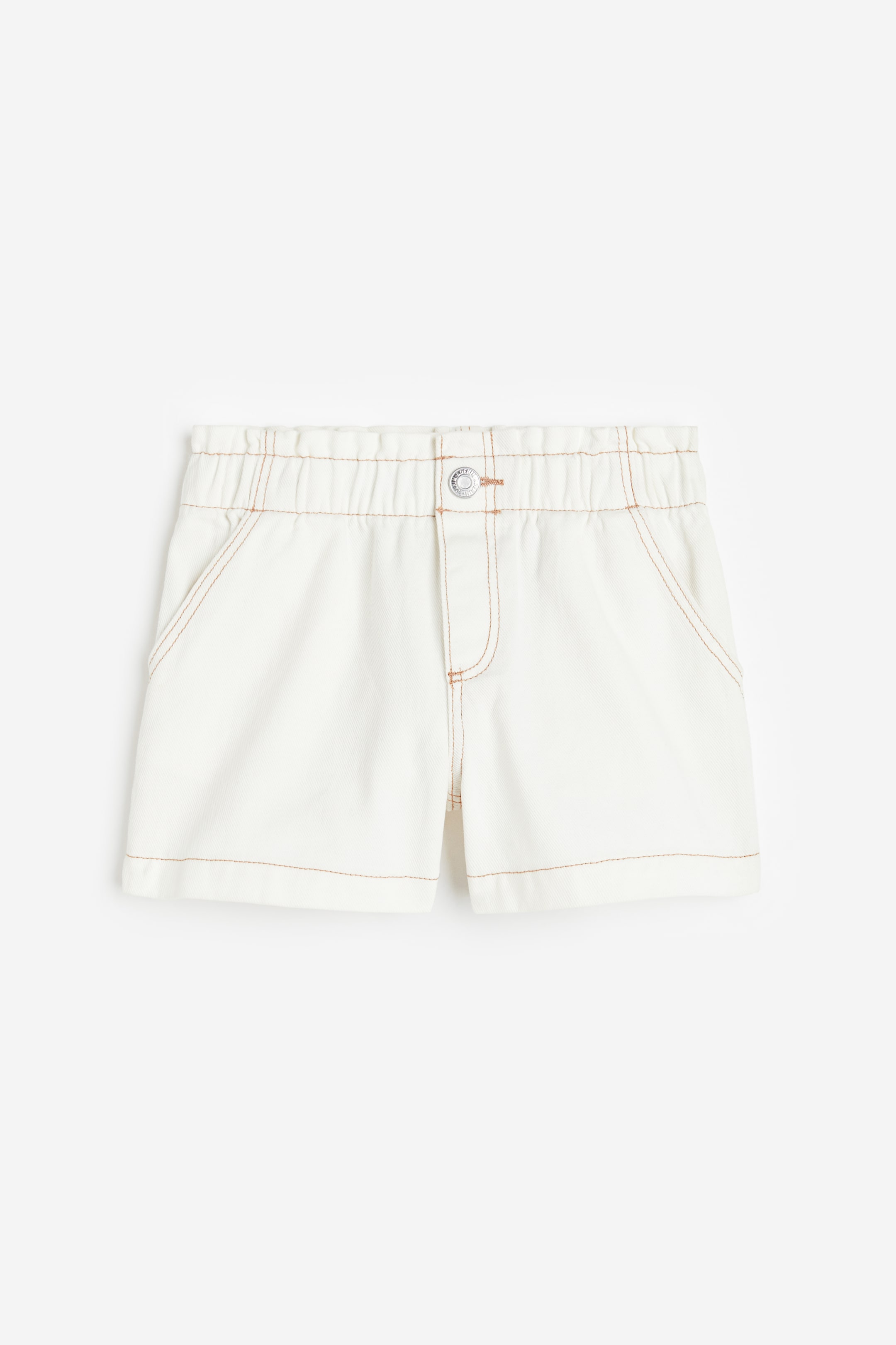 查看大圖: 寬鬆丹寧短褲 - White - Kids | H&M 1
