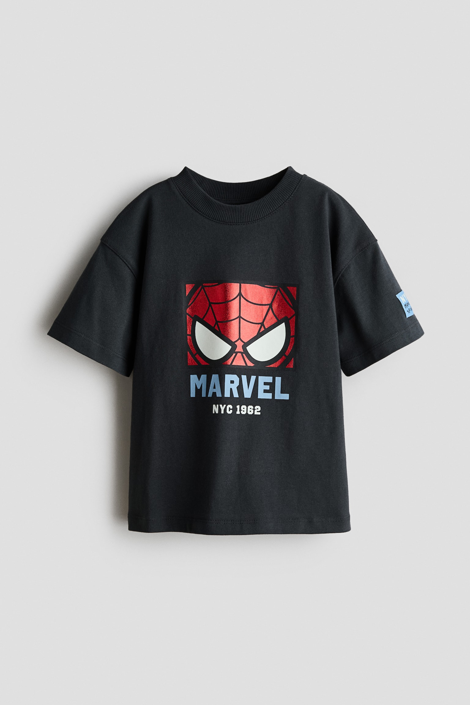 T-shirt ample imprimé - Gris foncé/Marvel Comics/Grège foncé/Jurassic World/Turquoise ancien/autos/Vert foncé/Minecraft/Gris foncé/Minecraft/Crème/Mickey/Beige/Hot Wheels/Blanc/Hot Wheels/Gris foncé/Sonic le Hérisson - 1