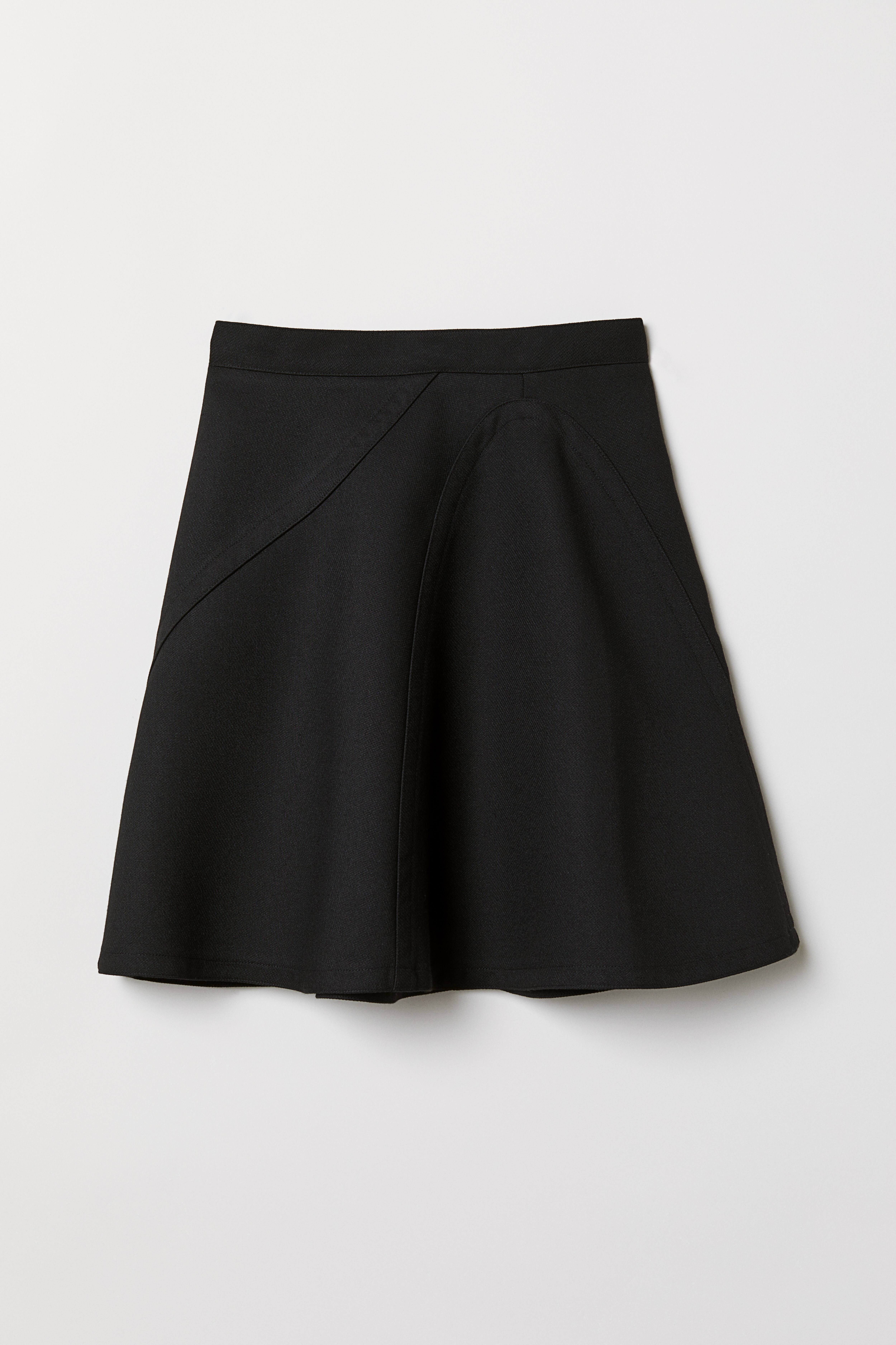 Black a line skirt canada best sale