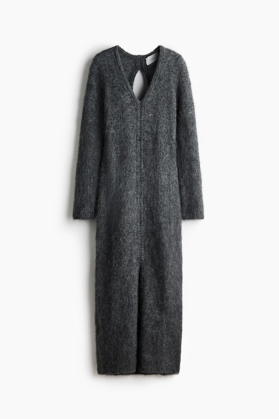 Женские платья H&M Open-Back Mohair-Blend Dress