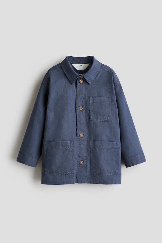 Детские топы H&M Linen Overshirt