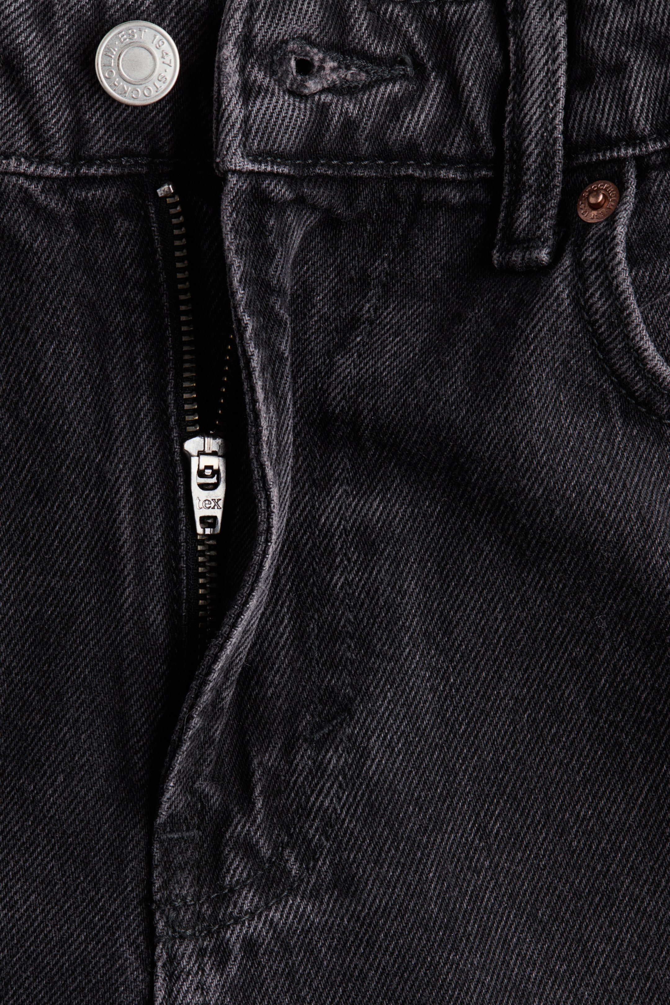 Wide-Leg Regular-Waist Jeans