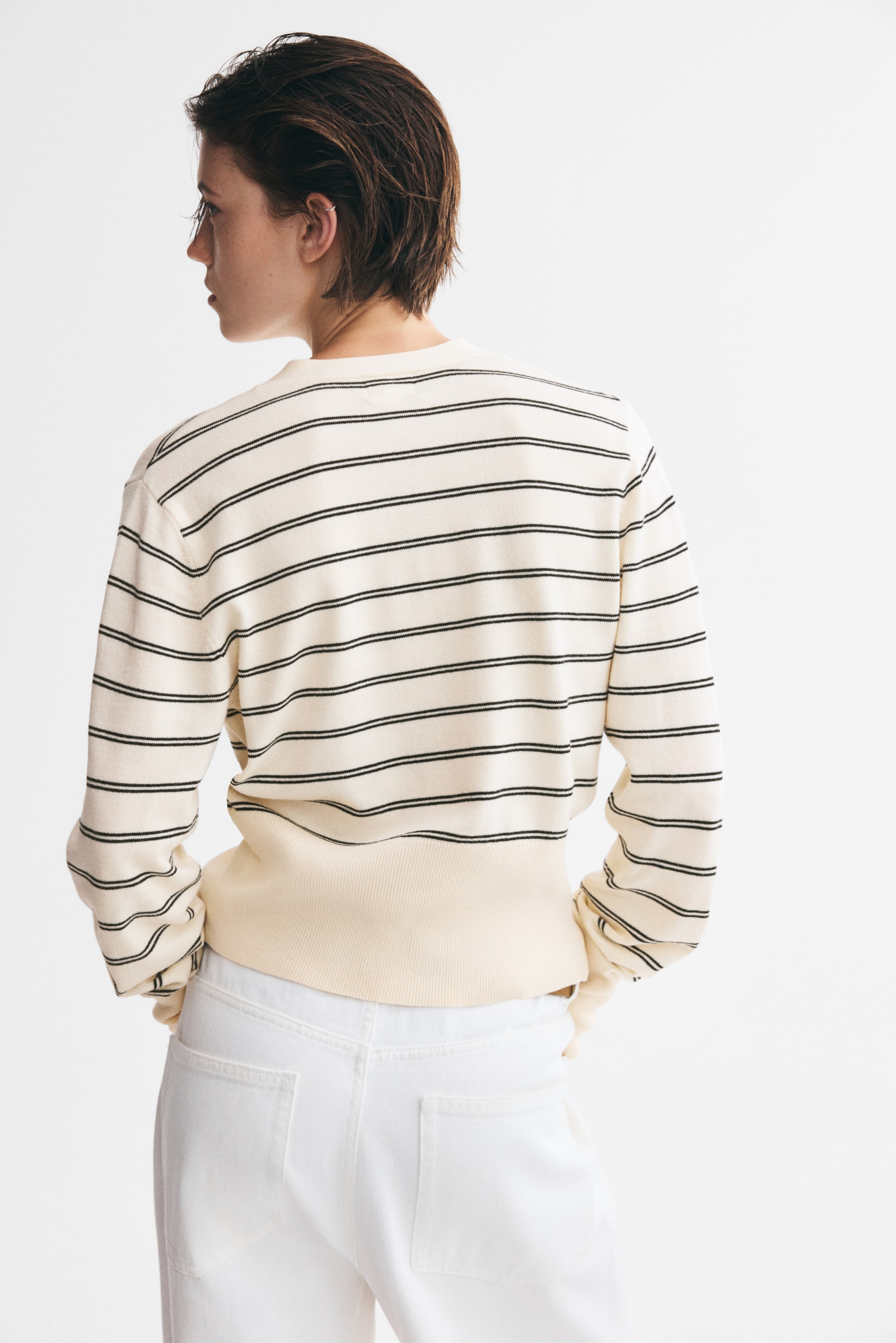 Fine-Knit Cardigan