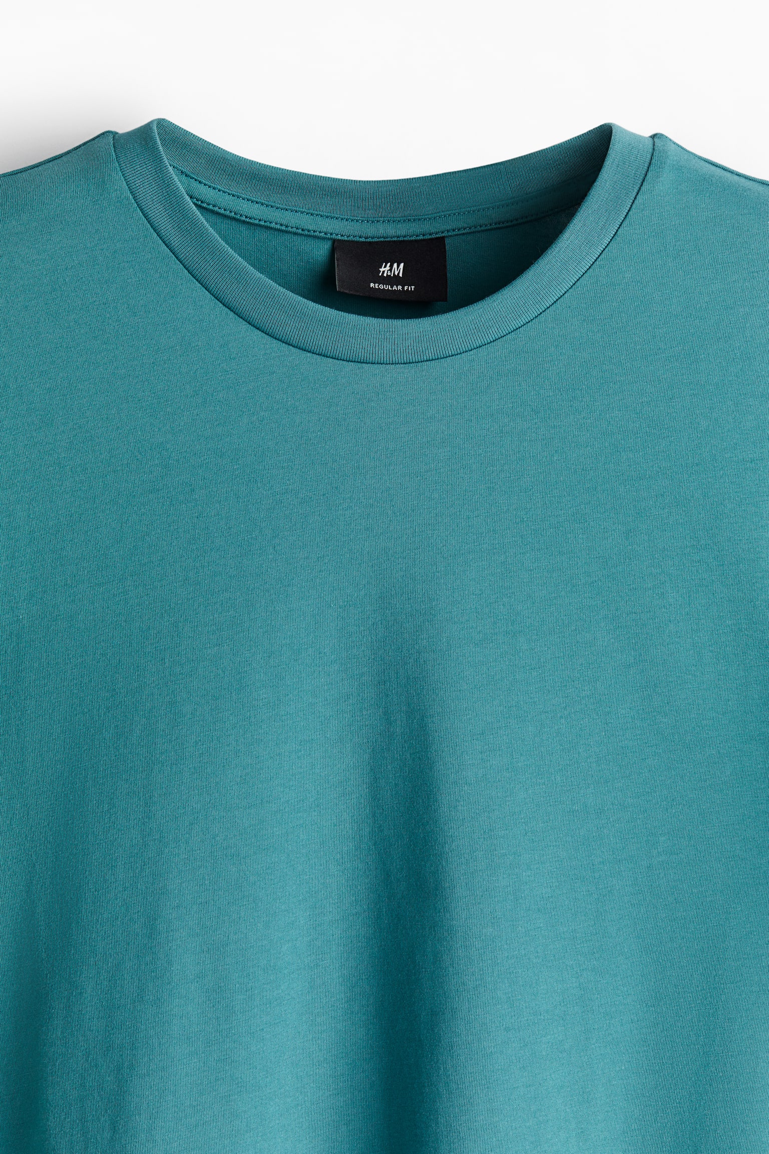 Regular Fit T-shirt - Turquoise/Black/Light beige/Dark blue/Burgundy/Dark grey/Forest green/Grey marl/Light beige/Dark brown/Black marl/Light green/Light green/Pink/Dark aubergine/White/Khaki green/Blue - 6