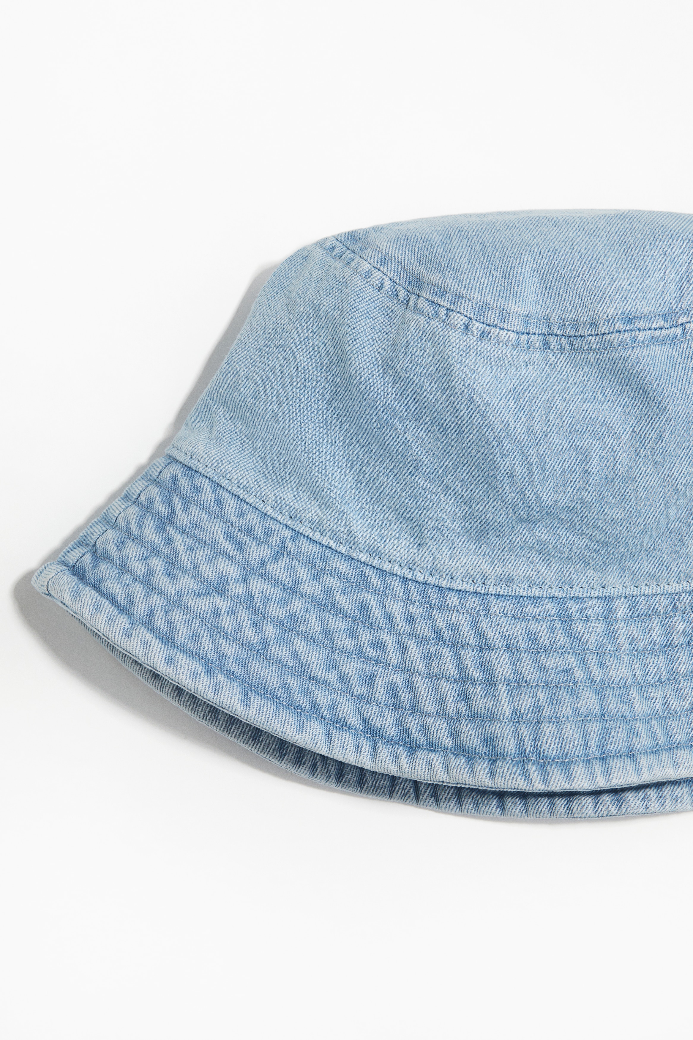 Men's Light denim blue Cotton Denim Bucket Hat | H&M CA