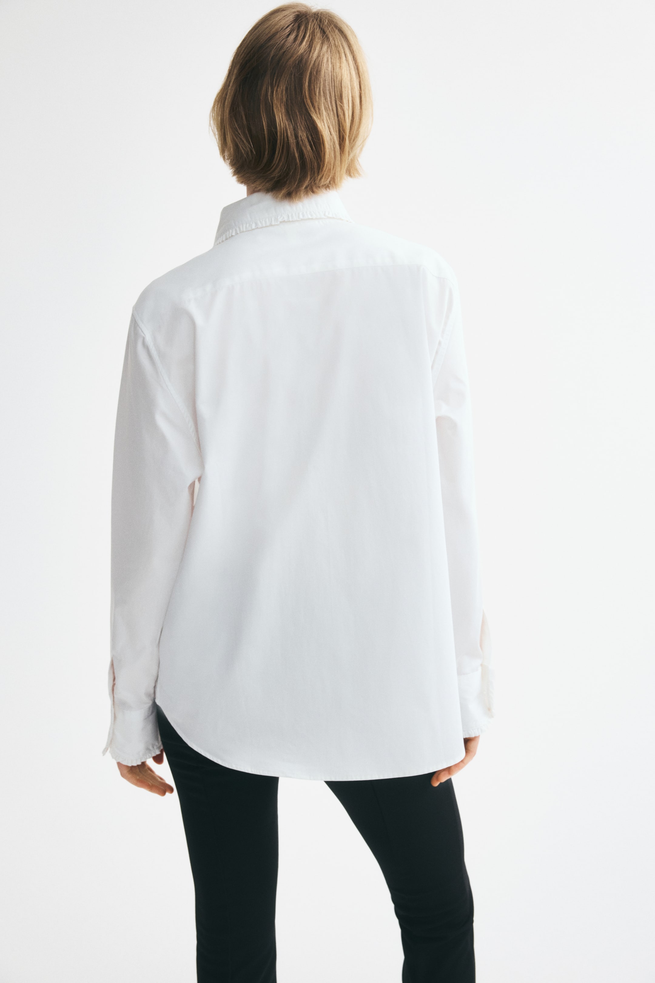 Chemise en popeline de coton