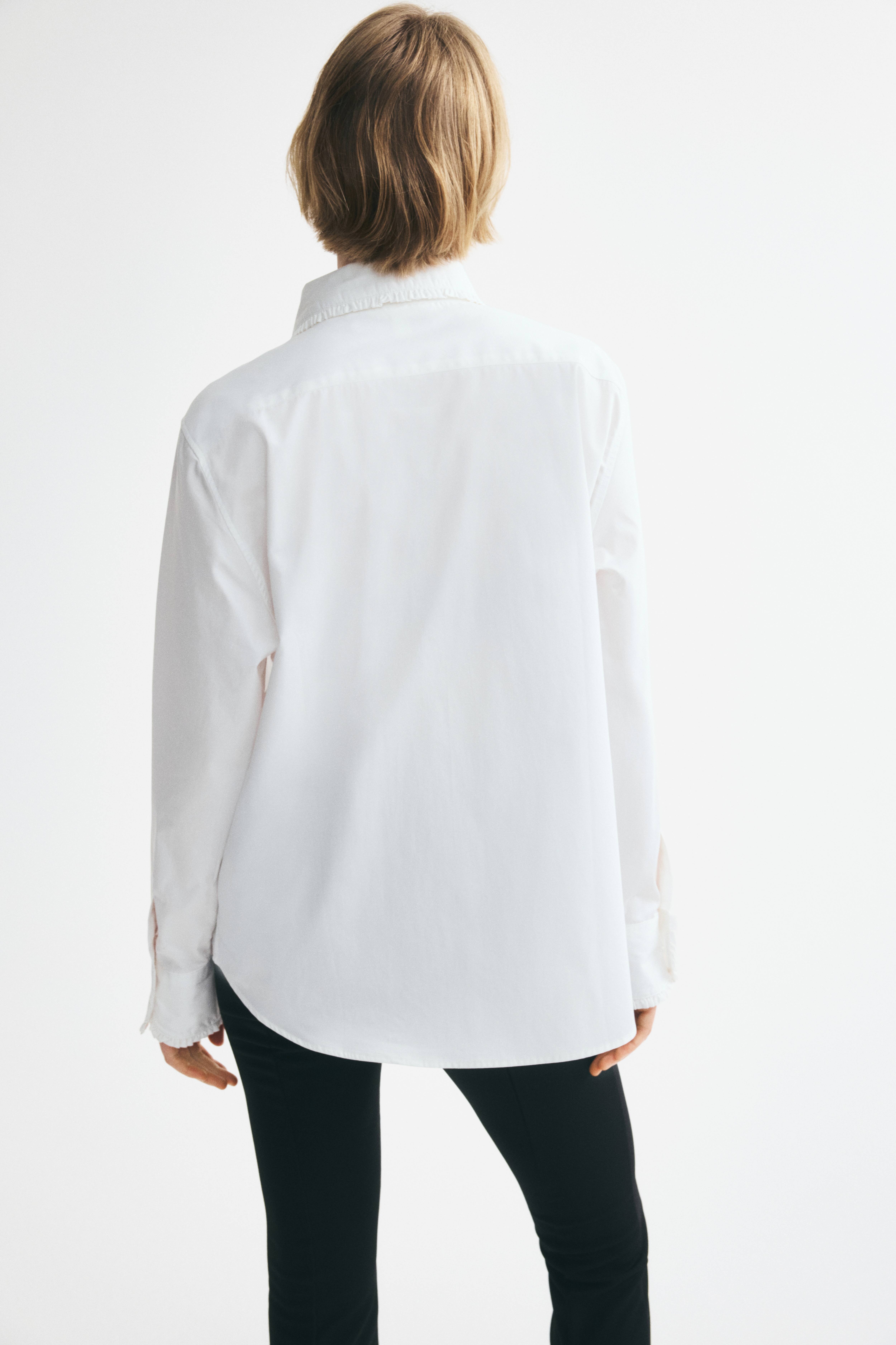 Chemise en popeline de coton
