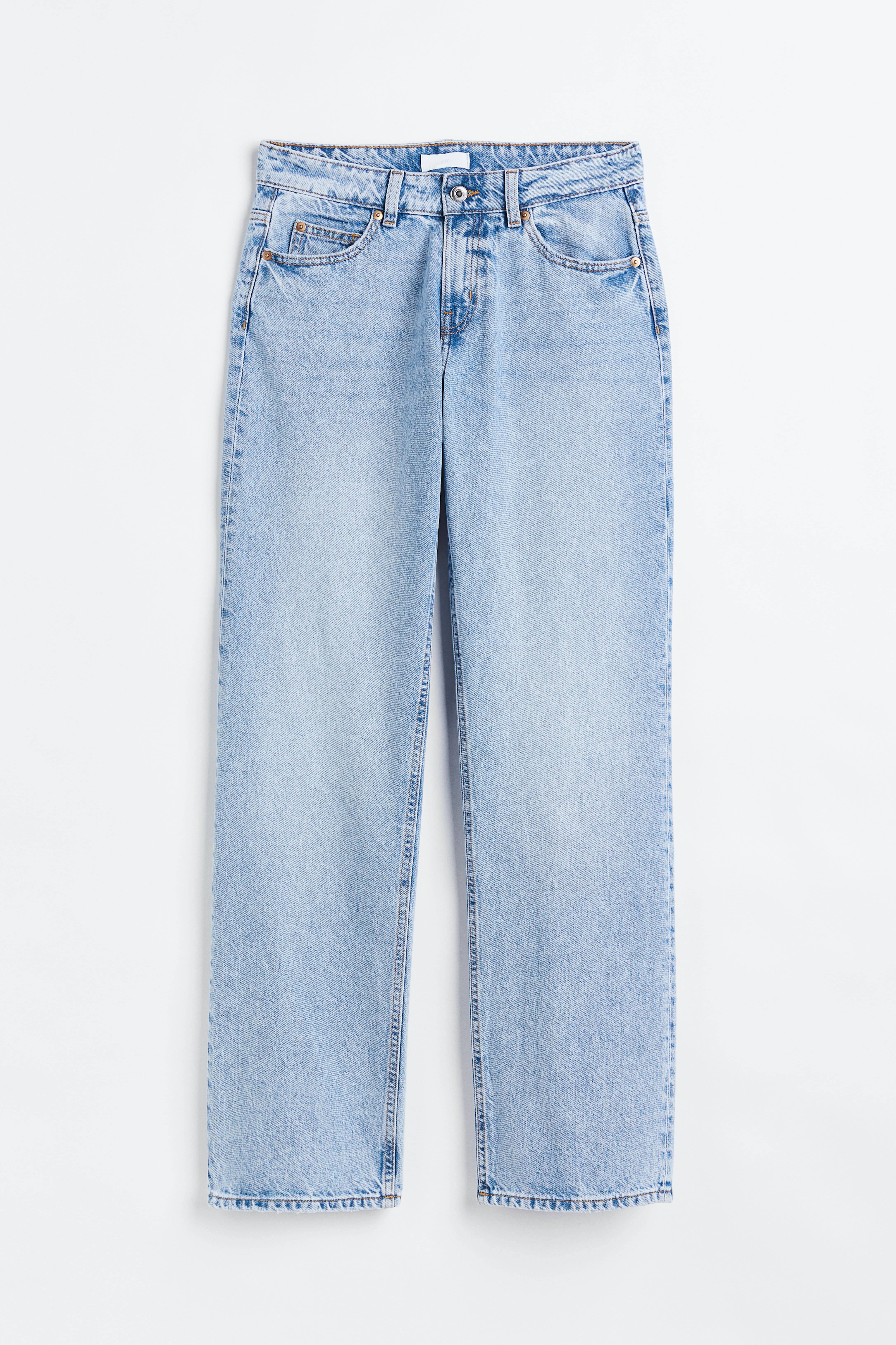 Straight Low Jeans - Denim blue - Ladies | H&M GB
