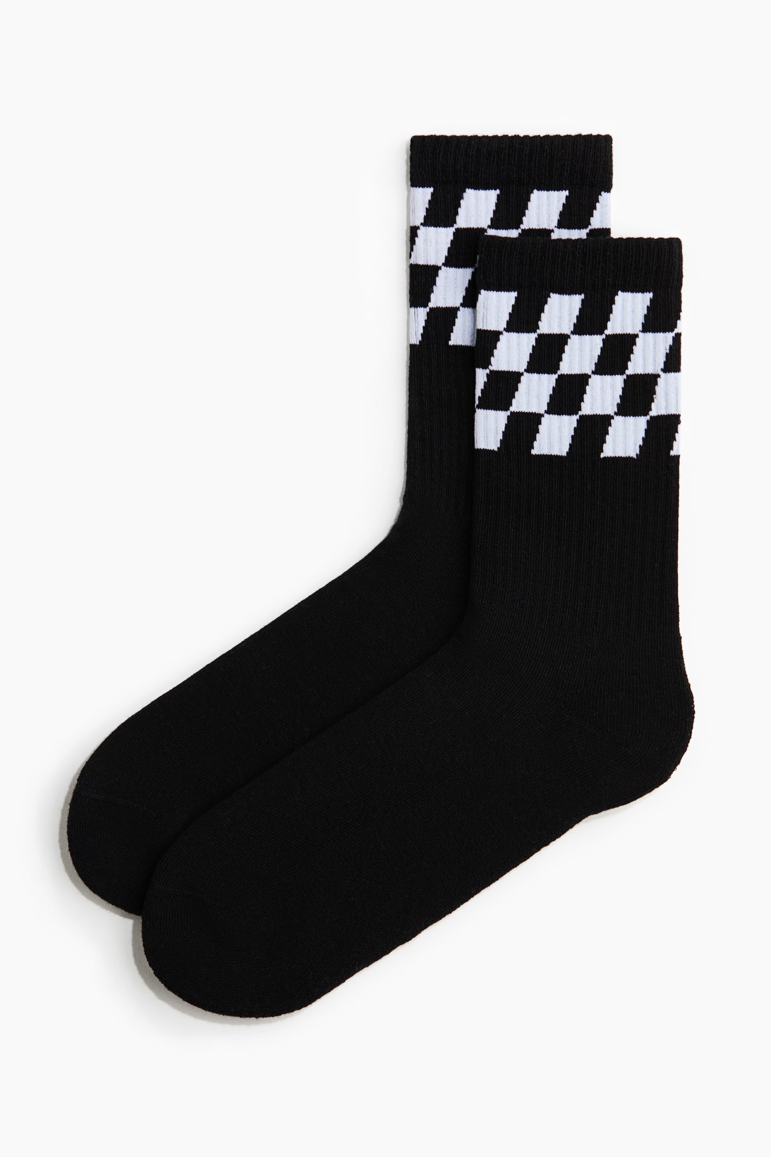 3-pack socks - White/Checked - 3