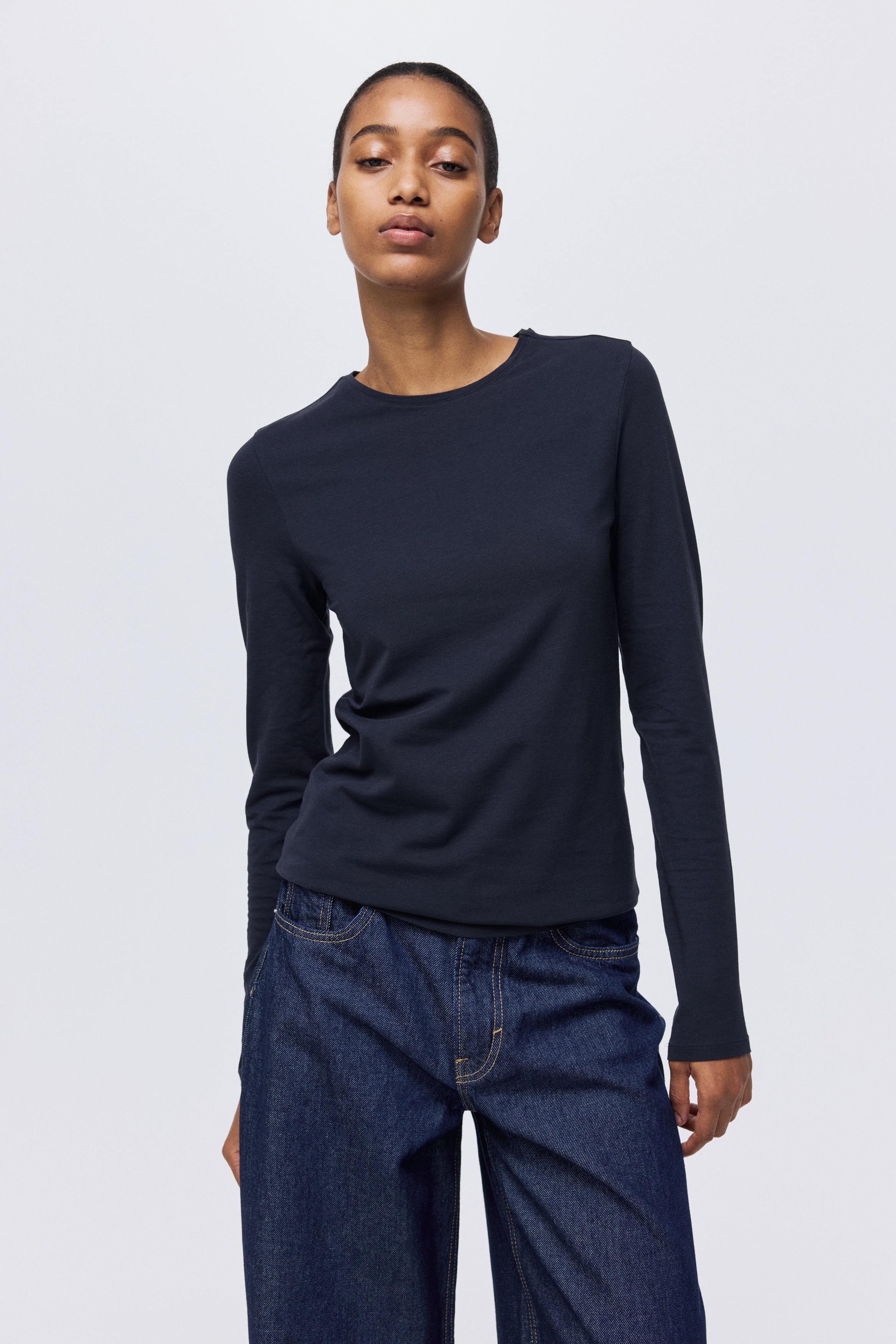 Fitted cotton top