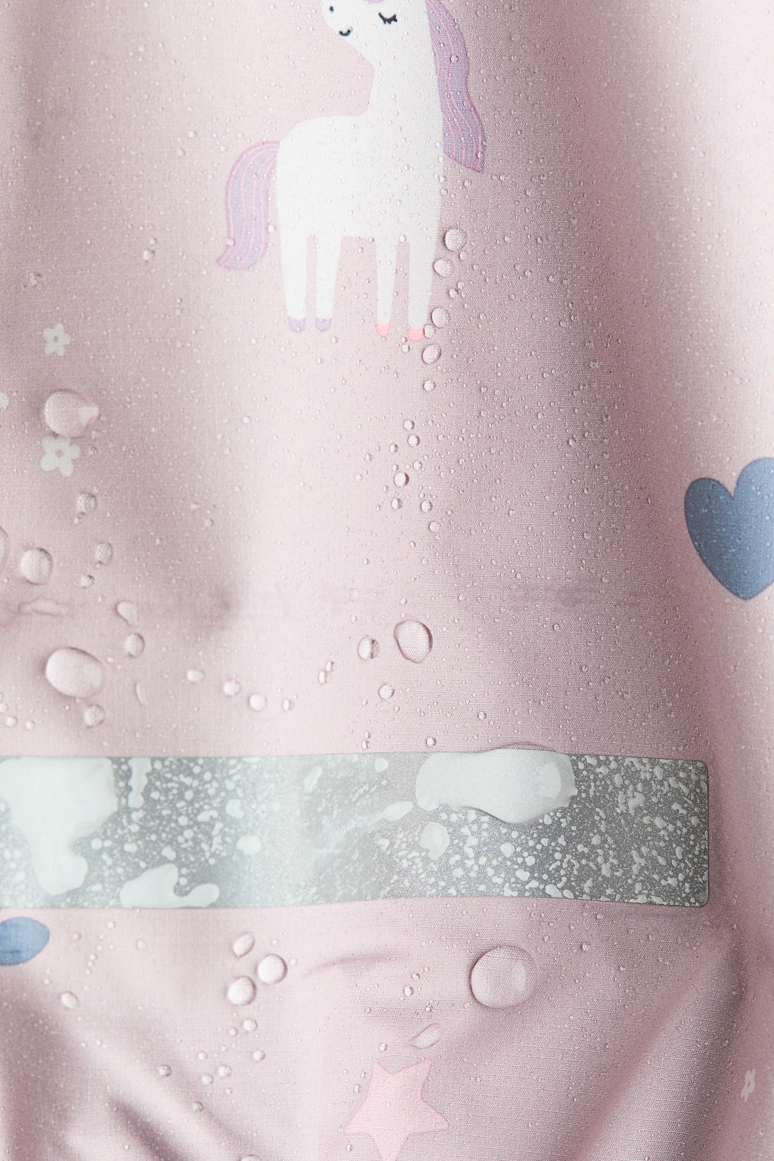 2.5-layer rain jacket - Light dusty pink/Unicorns/Light khaki green/Dinosaurs/Dusty blue/Dinosaurs/Beige/Leopard print/Peach pink/Spotted/Dusty pink/Berries/Black/Mole/Spotted - 3