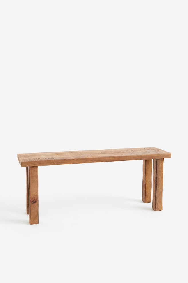 Mango wood bench - Beige - 1