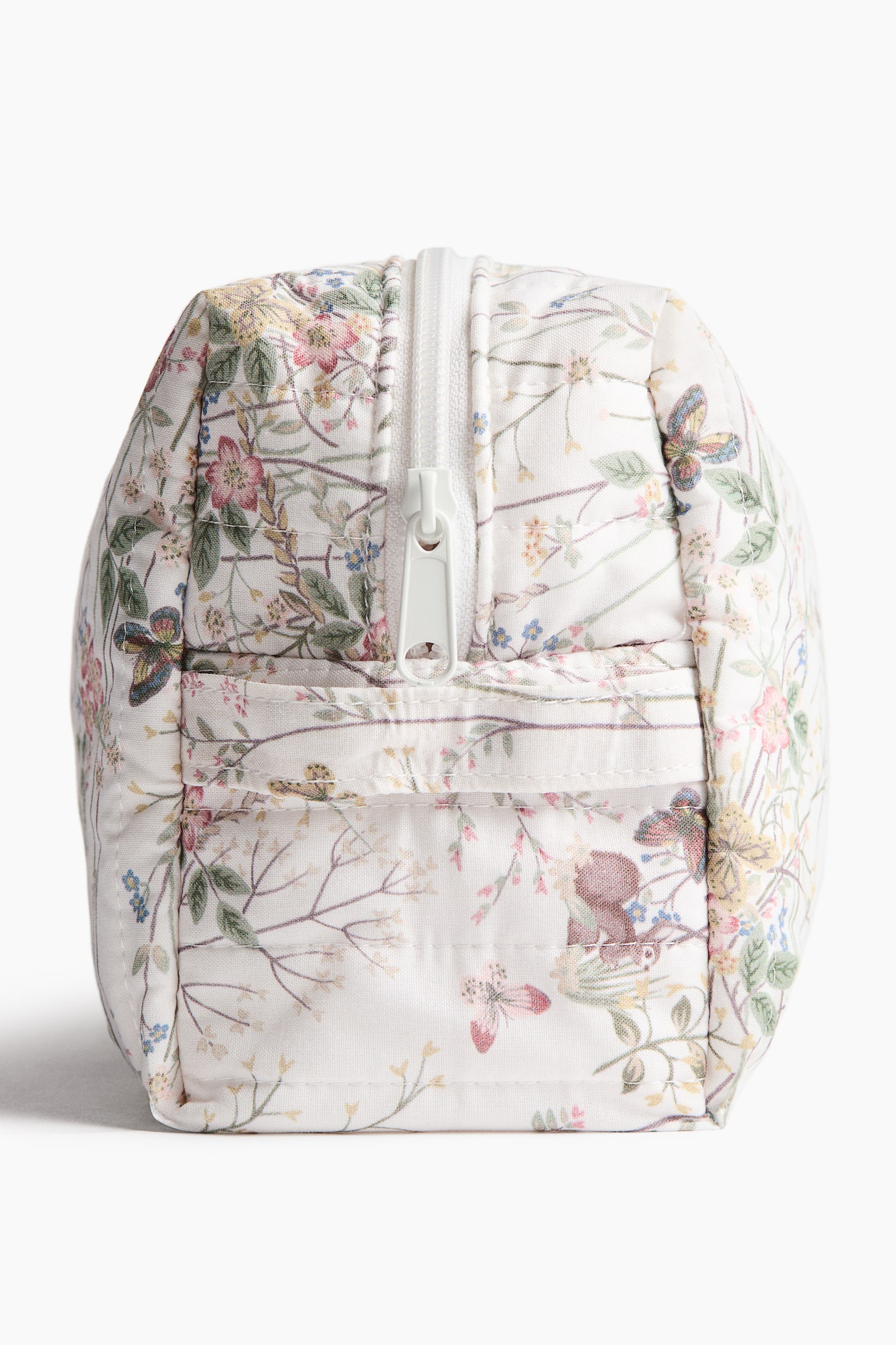 Quilted cotton changing bag - White/Bambi/Light blue/Bambi - 4