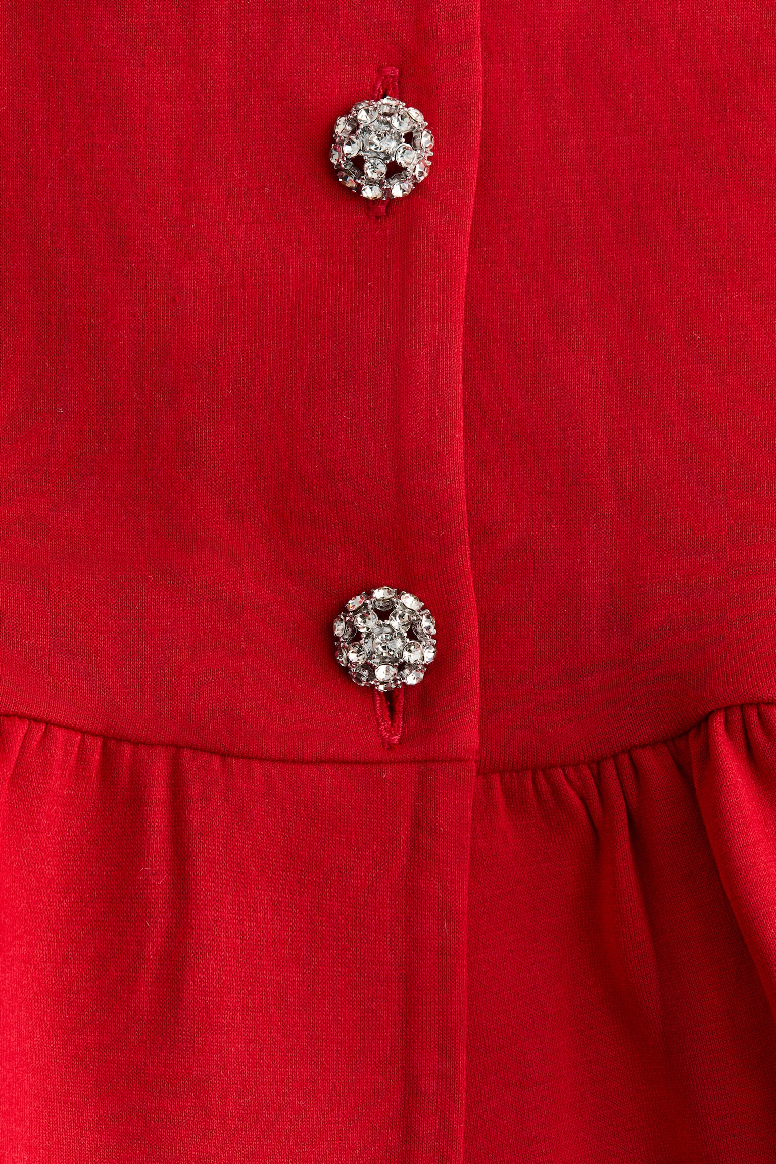 Peplum top - Red - 2