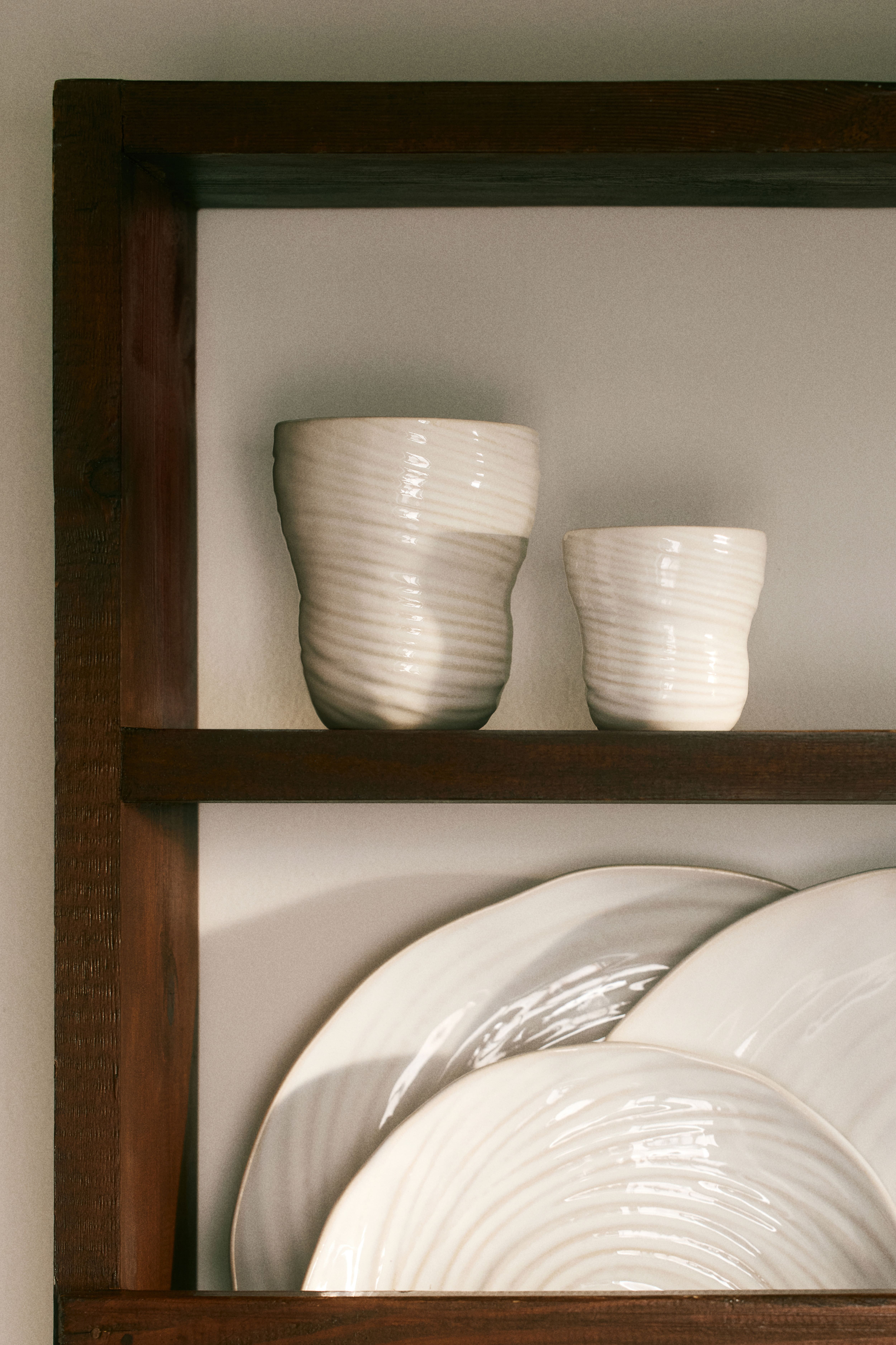 2-Pack Textured Stoneware Mugs