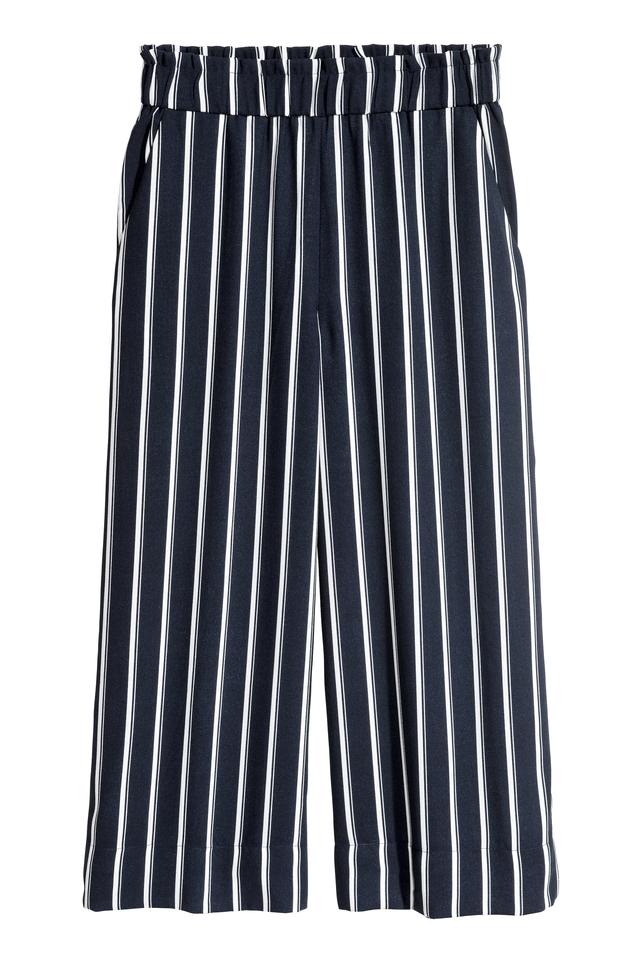 Agrandir l'image: Jupe-culotte - Bleu foncé/rayé - FEMME | H&M FR 1