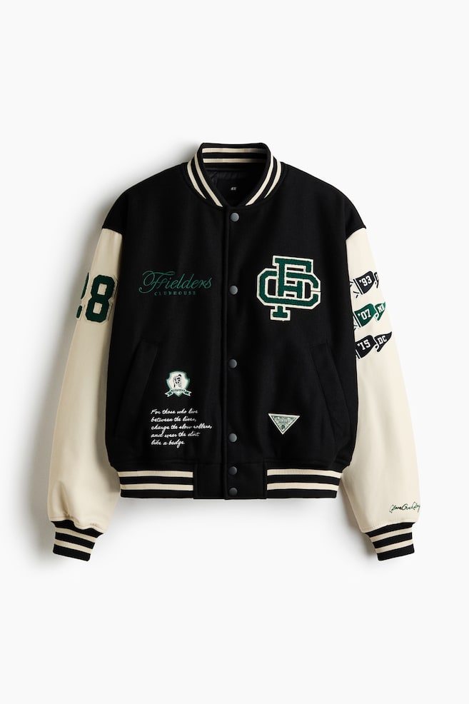 Teddy avec motifs - Noir/Fielders Clubhouse/Vert/Rookie Of The Year - 1