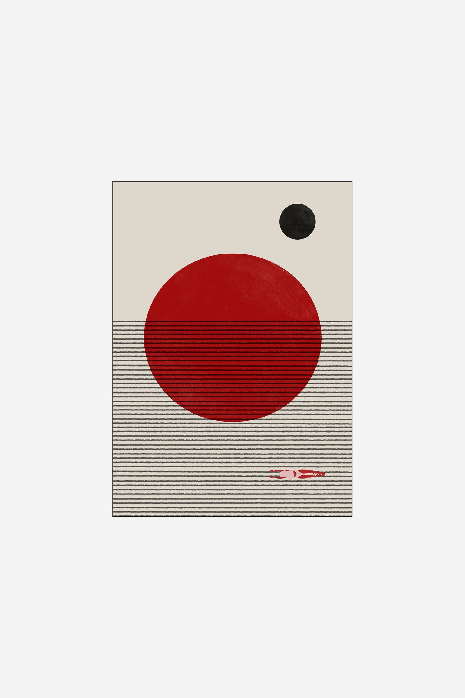 The Miuus Studio - Swimming To You - Rood/vrouw Zwemmen