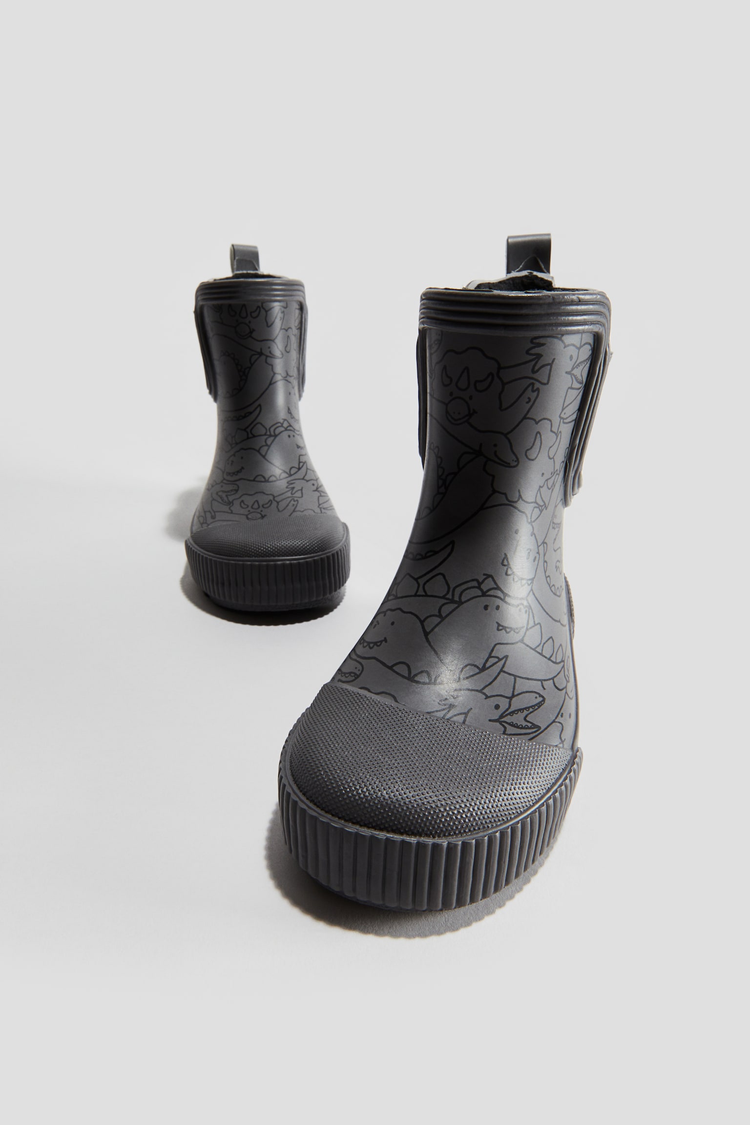 Wellingtons - Dark grey/Patterned - 4