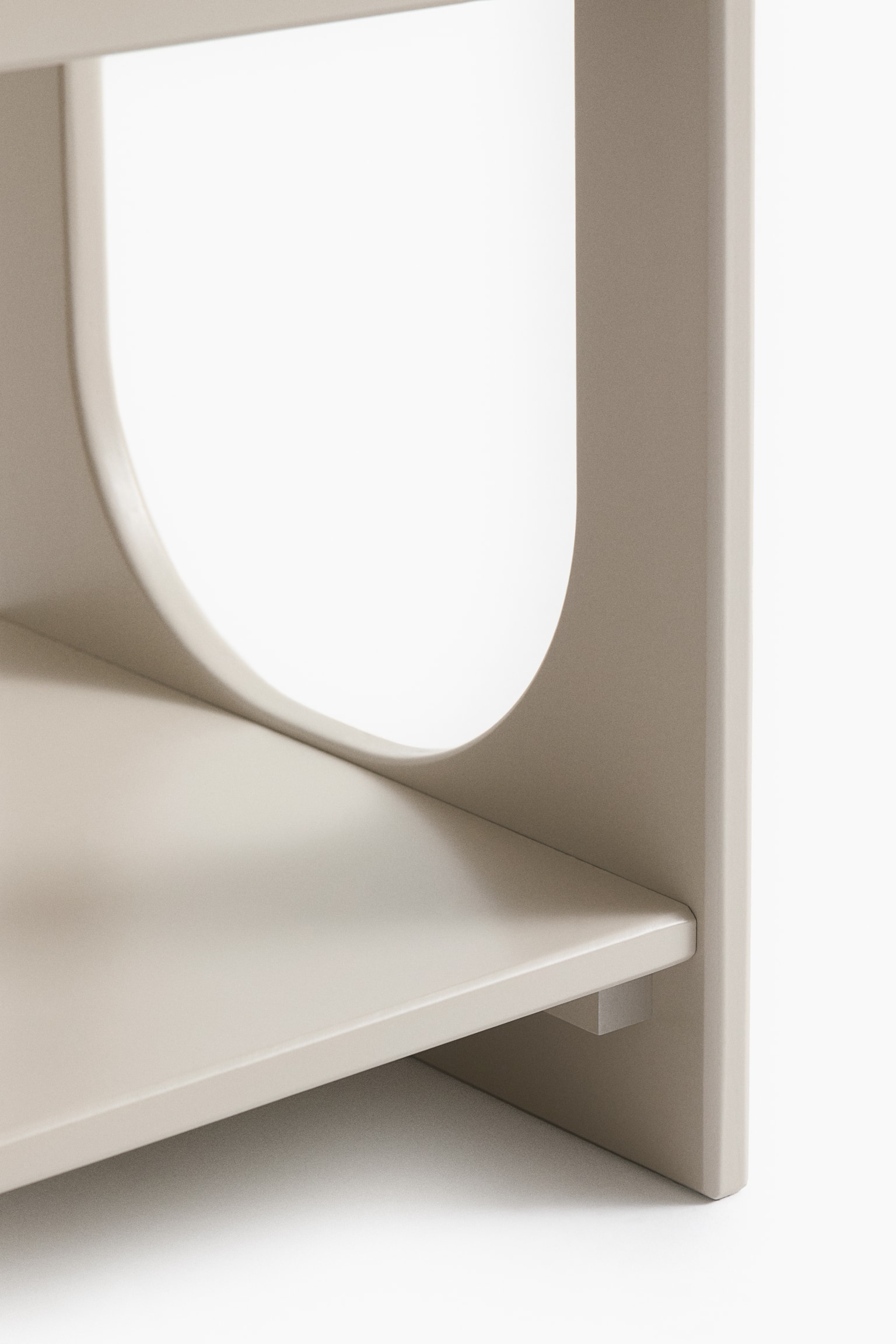 Table de chevet en pin - Beige clair - 2