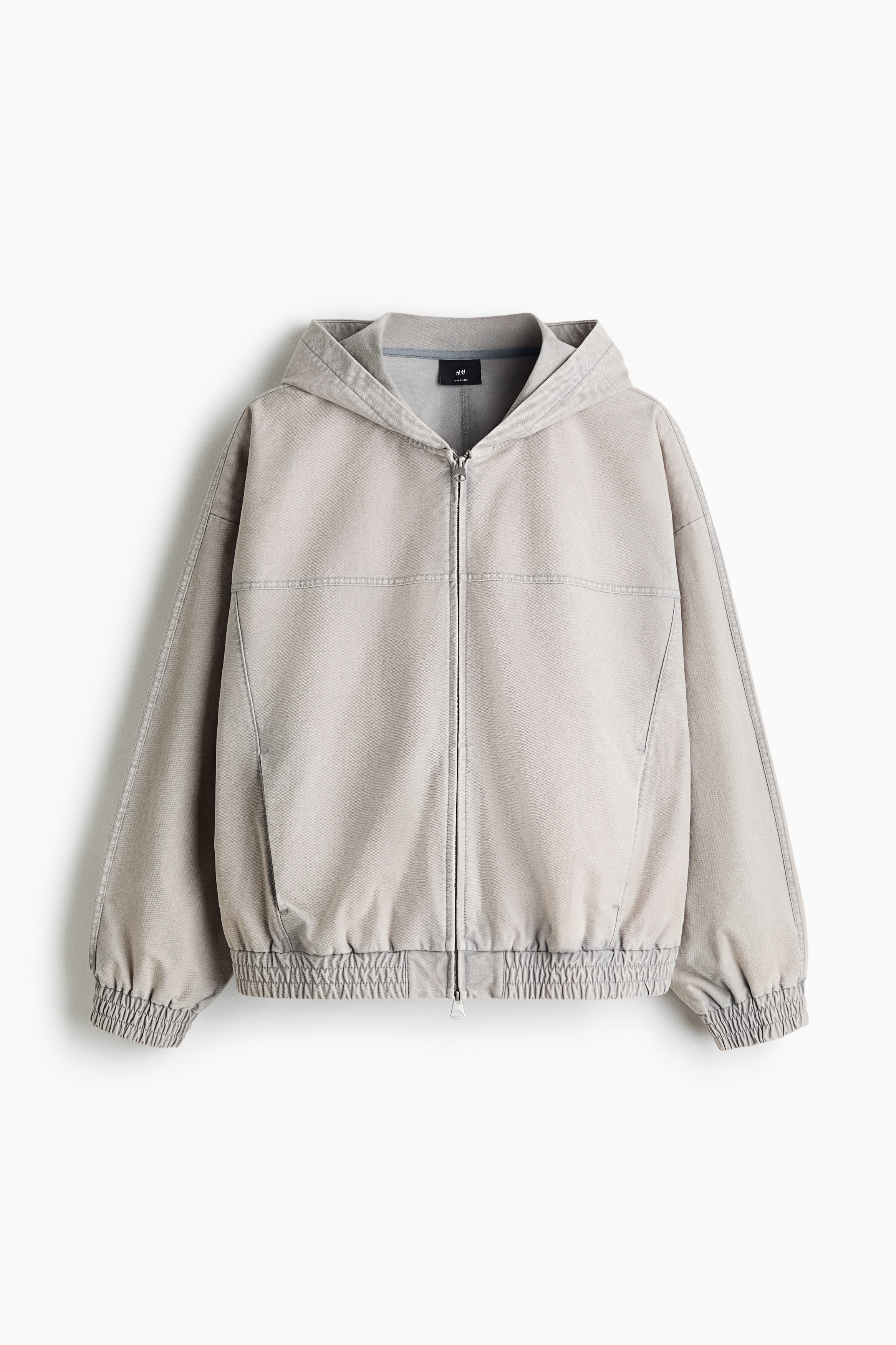 Hooded jacket - Light grey/Dark grey