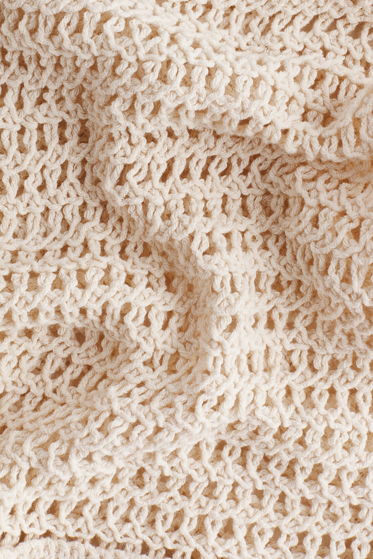 Flounced Crochet-Look Shorts - image 4