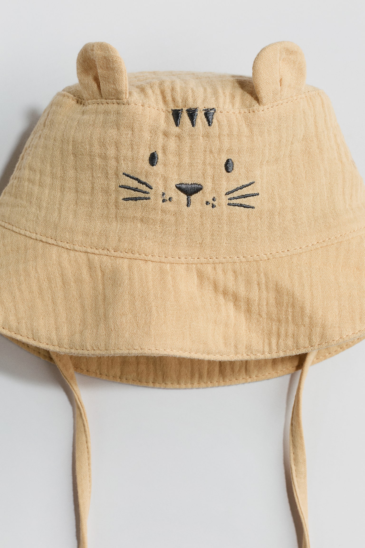 Embroidery-detail sun hat - 2