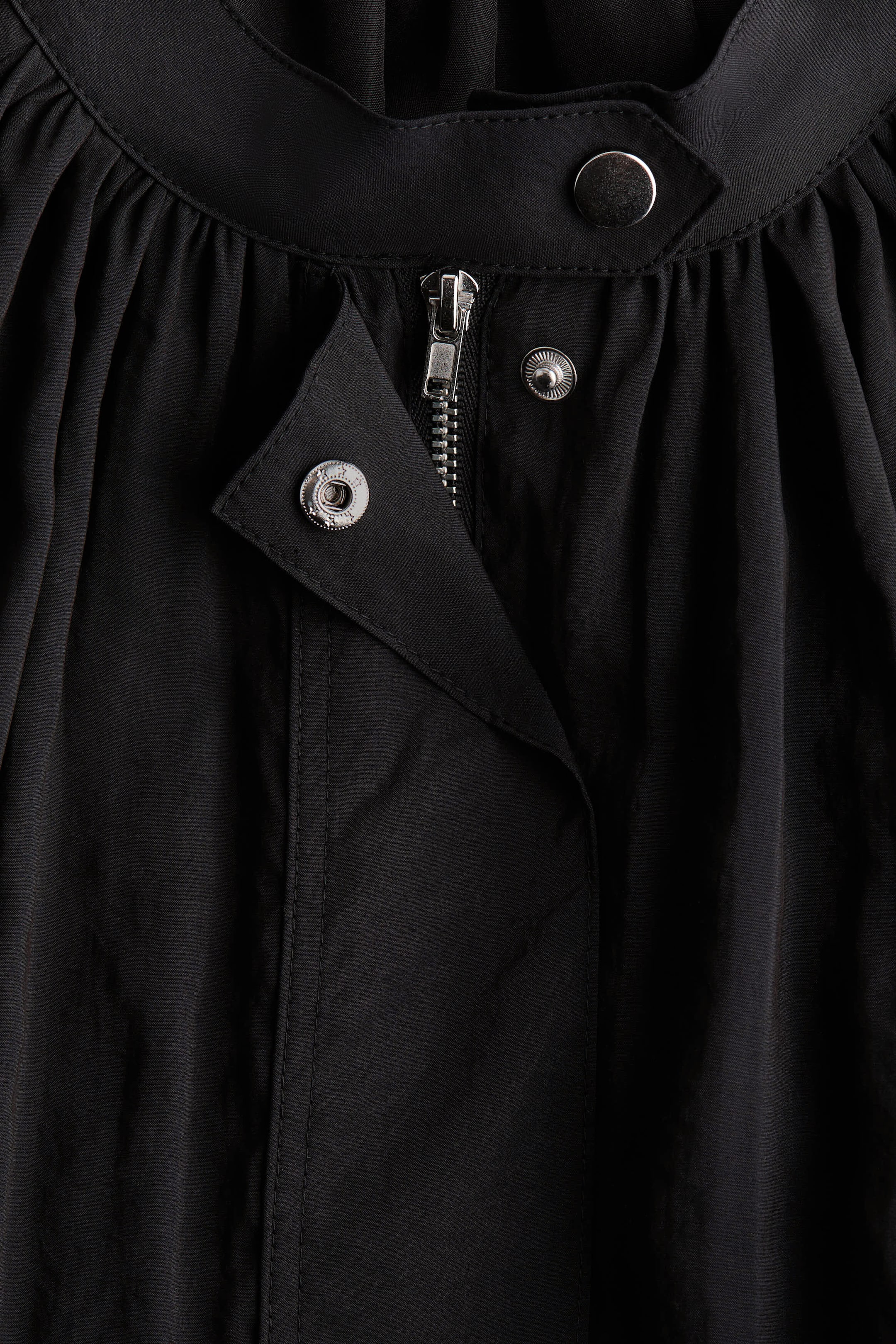 Женские куртки H&M Balloon-Sleeved Modal Jacket — фото 7