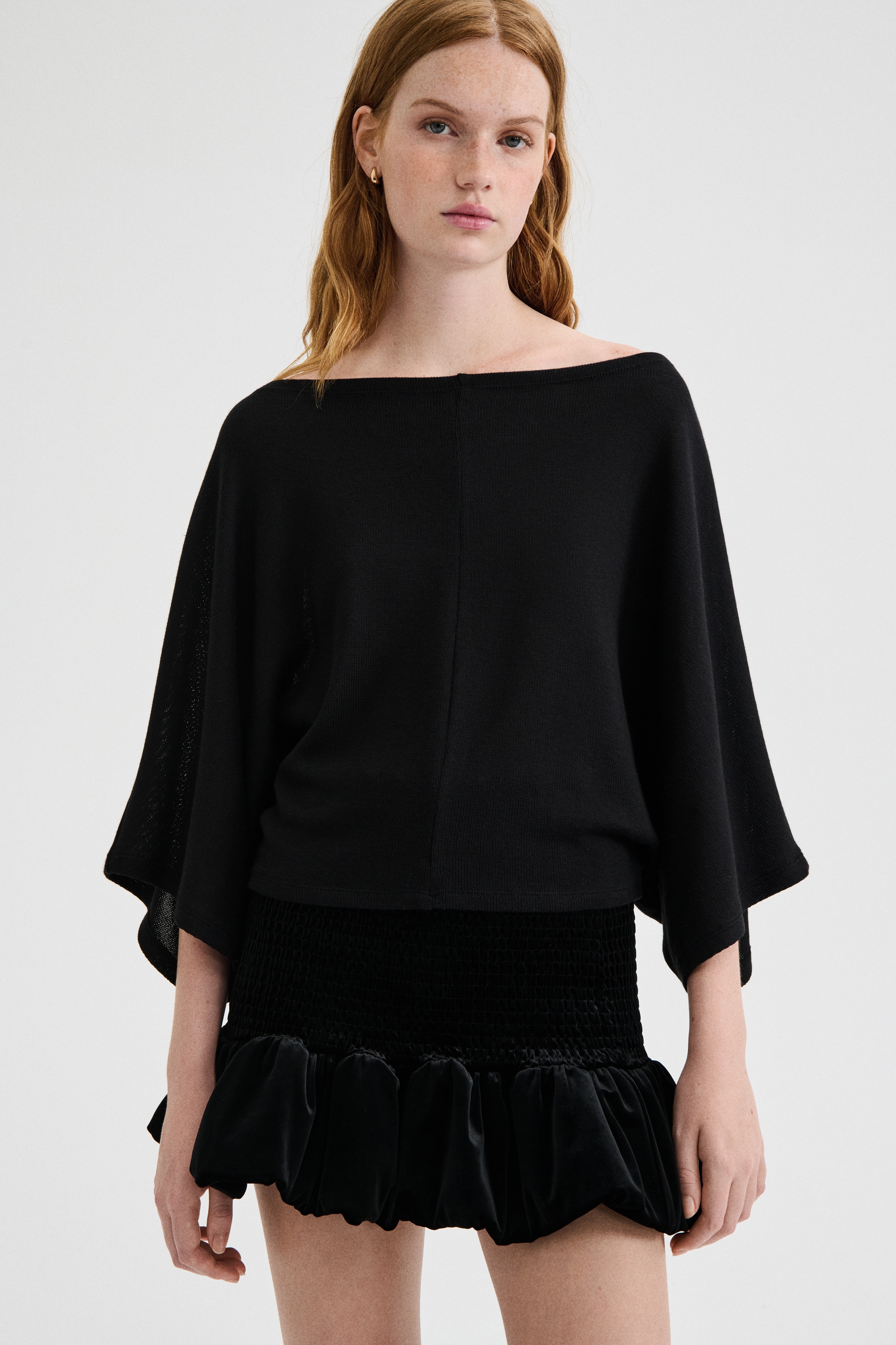 Femme - Top oversize Noir - Size: XS  - H&M