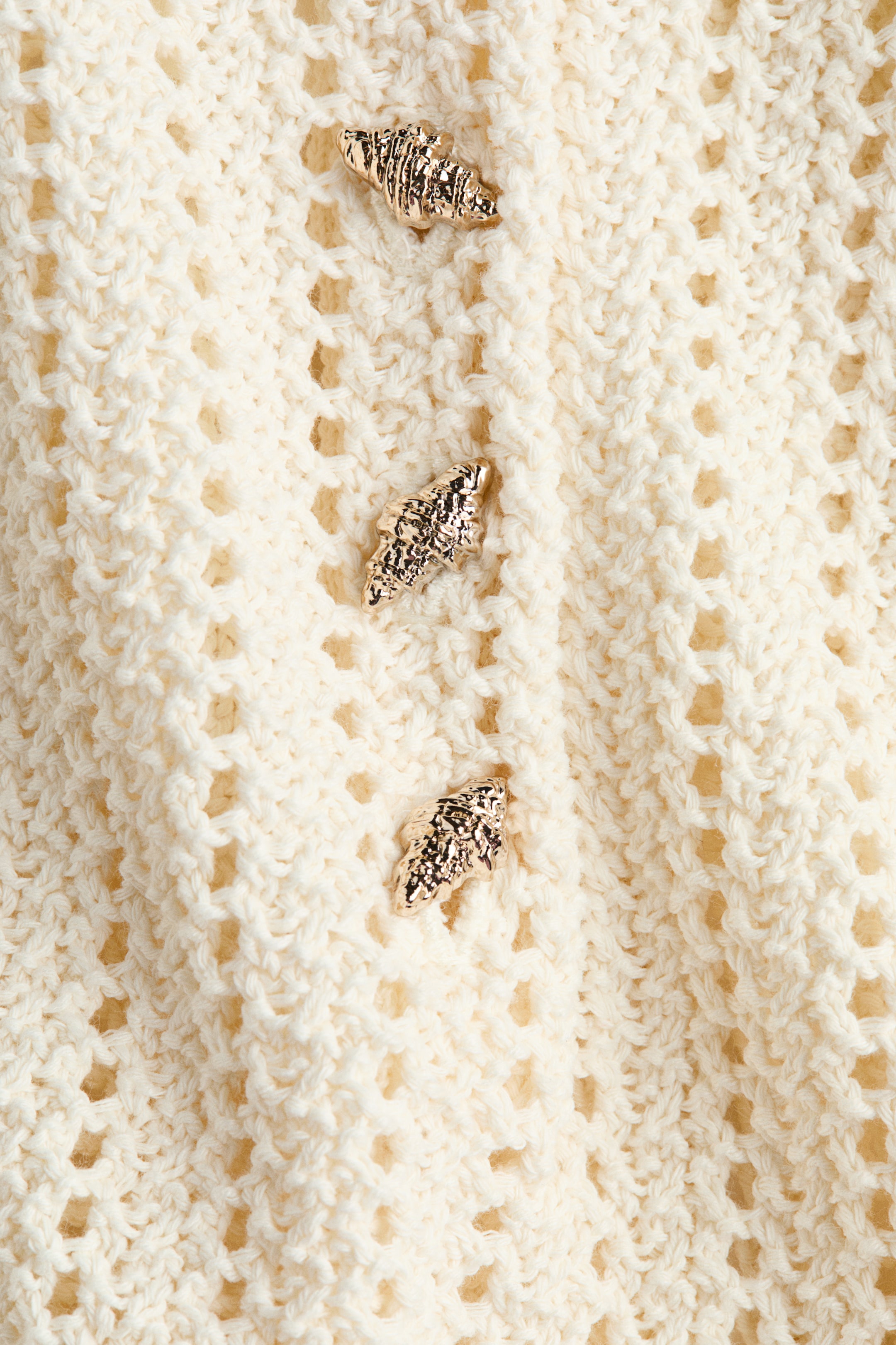 Crochet-Look Mini Dress