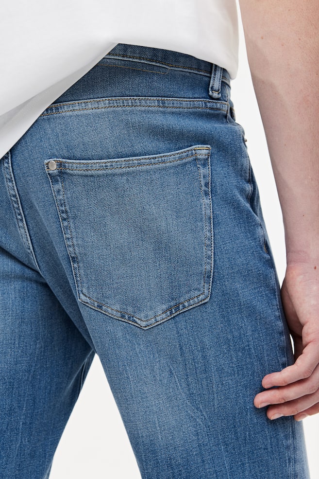Xfit® Straight Regular Jeans - Denimblå/Mørk grå/Blå/Grå - 4