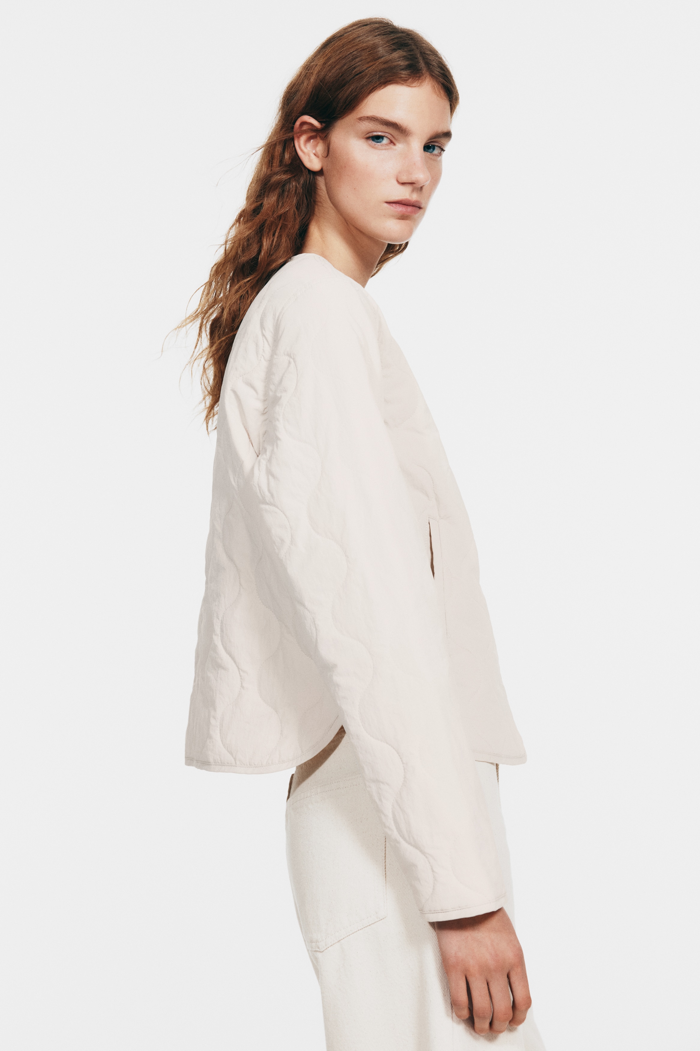 Quilted nylon jacket